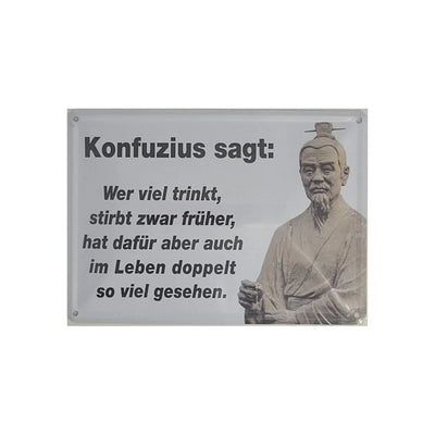 Spruch-Schilder