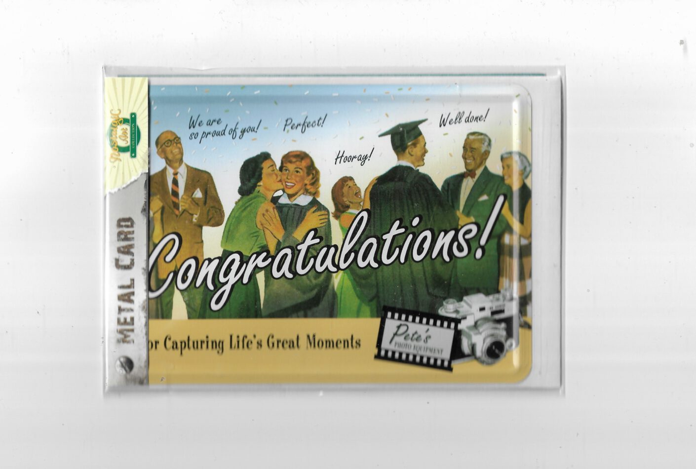 Blechpostkarte Congratulations! (Nostalgic Art)
