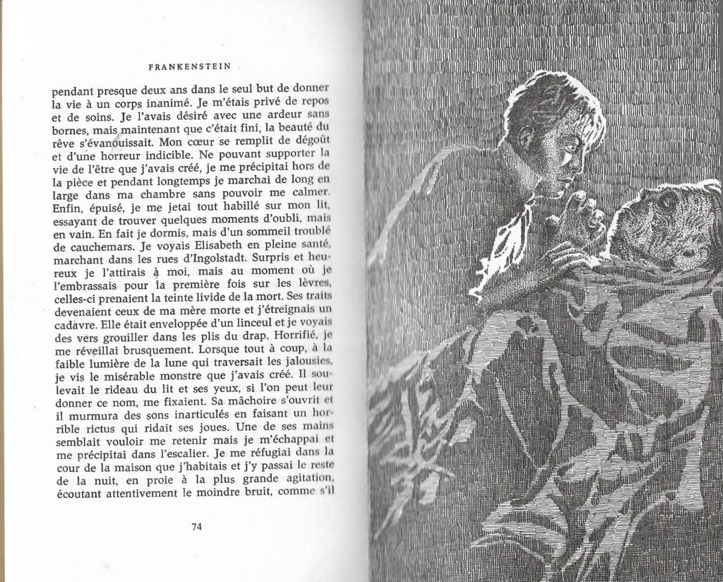 Französisch Frankenstein Mary Shelly Collection 1000 Soleils Or Gallimard 1982
