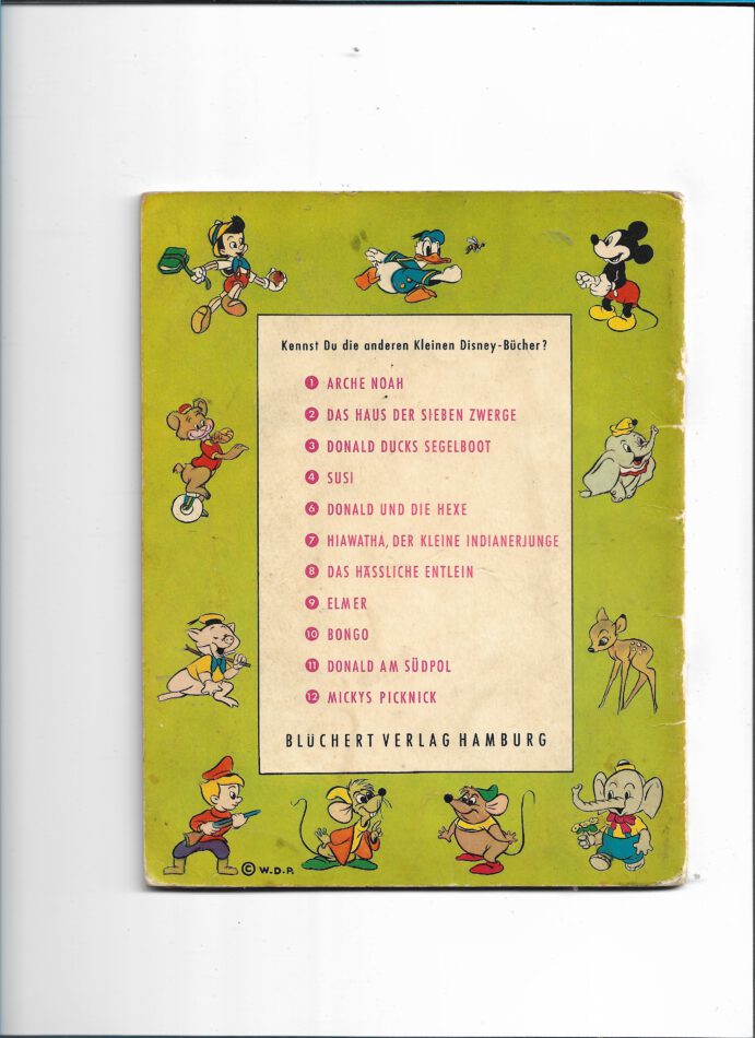 Kinderbuch Walt Disney Susi auf Abenteuern Band 5 1962