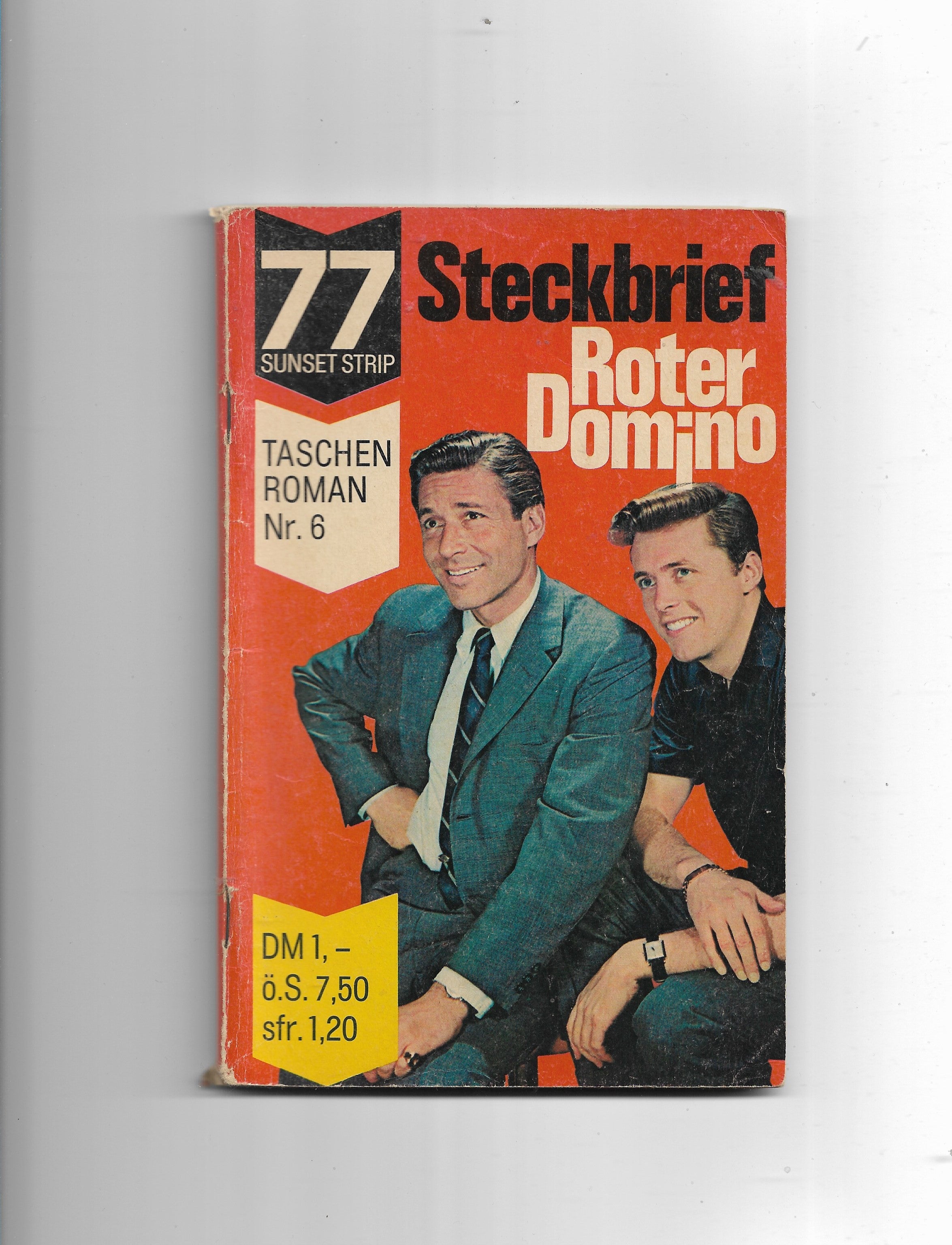 Taschenroman  77  Sunset Strip Steckbrief roter Domino Spencer 1964