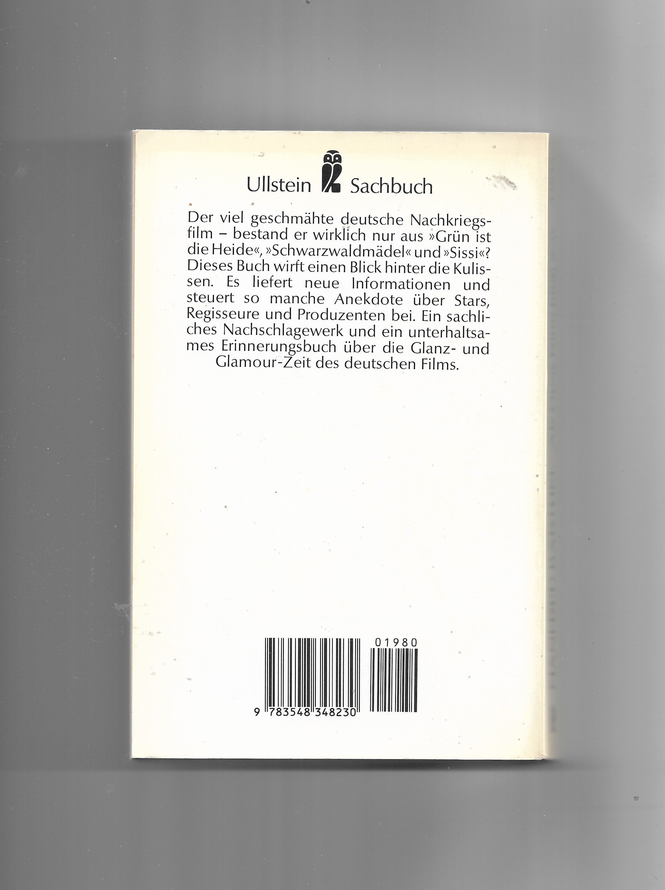 Film-Bibliothek  Manfred Barthel Als Opas Kino jung war - Der deutsche Nachkriegsfilm