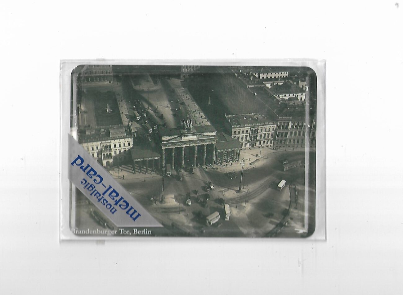 Blechpostkarte Brandenburger Tor Berlin (Nostalgic Art)