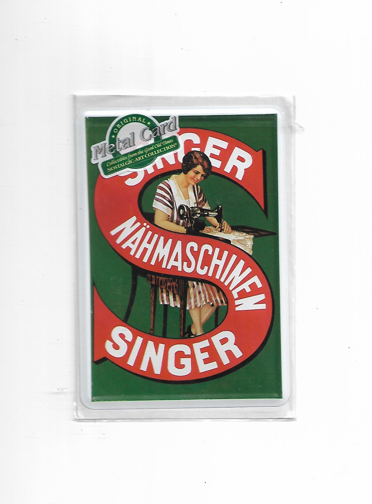 Blechpostkarte Singer Nähmaschinen (Nostalgic Art)