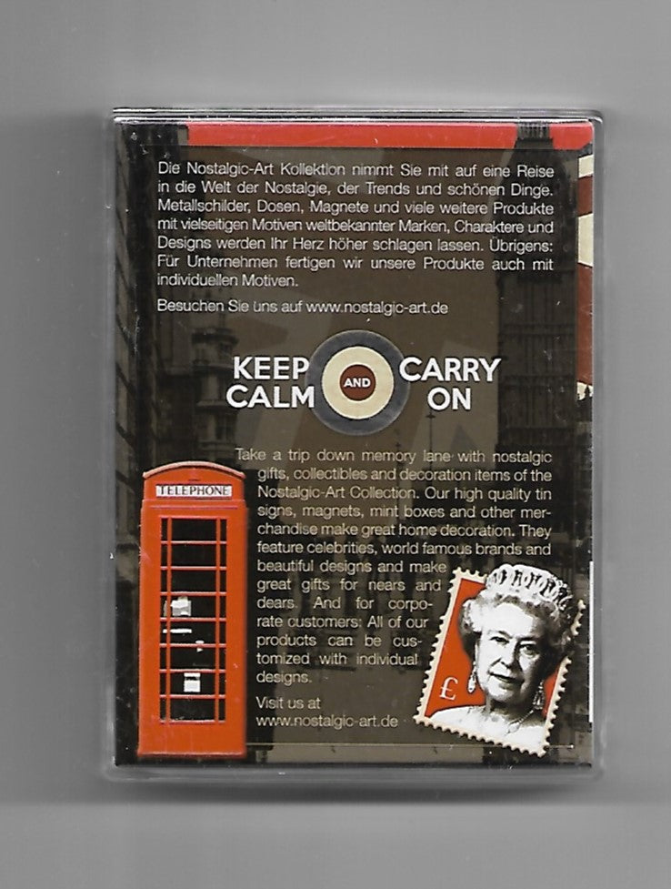Magnet Set "Keep Calm and Carry On - God Save the Queen" Set 9-teilig (Nostalgic Art)