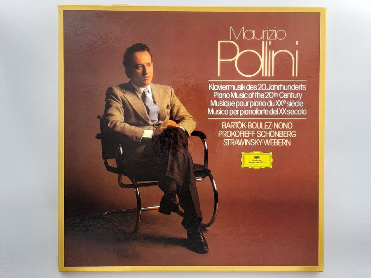 LP 5 Schallplatten: Box Set.  Maurizio Pollini Klaviermusik des 20. Jahrhunderts Bartok Boulez Prokofieff Schönberg Strawinsky Webern Deutsche Grammophon