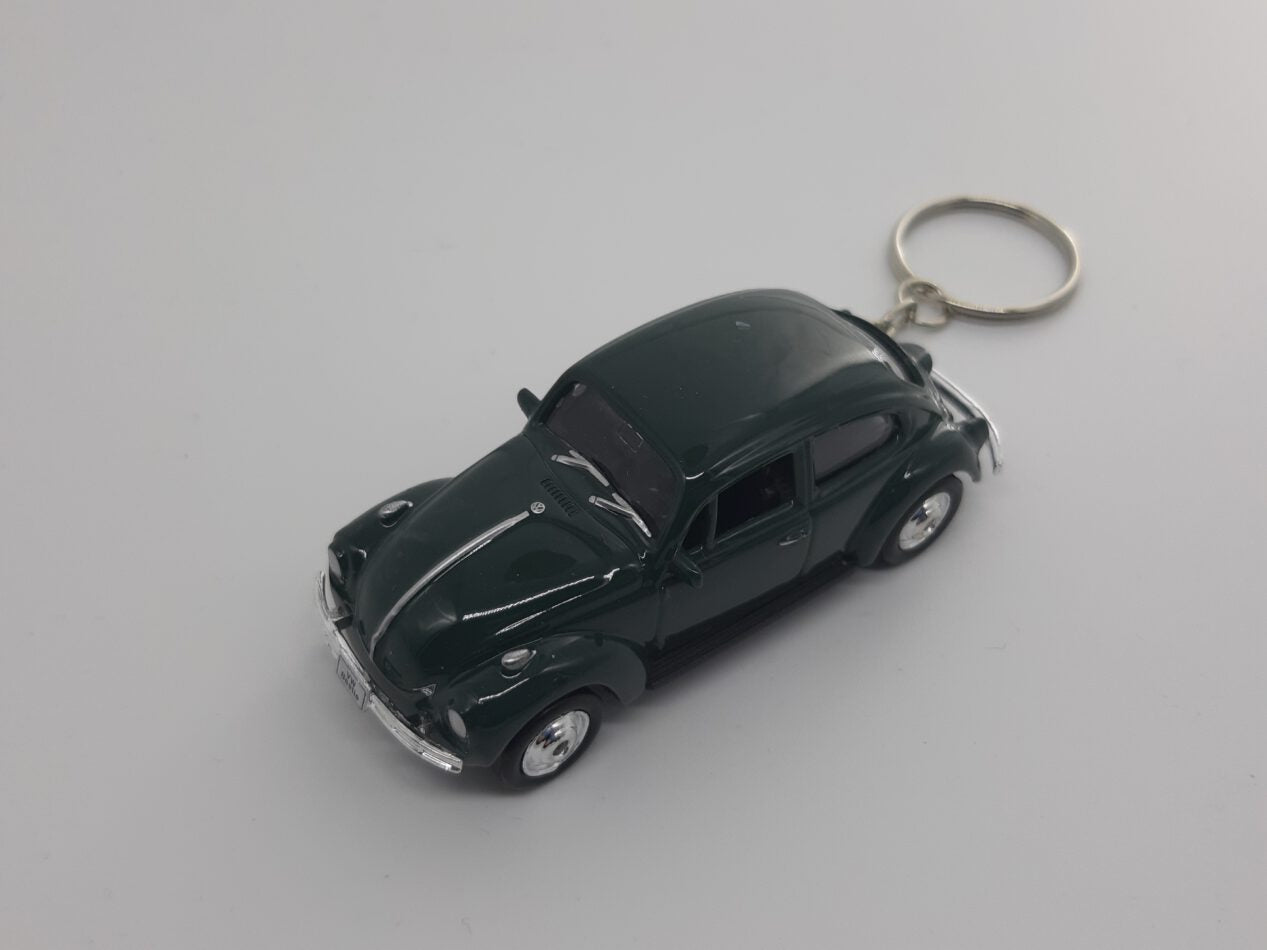 Schlüsselanhänger VW Käfer - grün aus Metall (OVP)