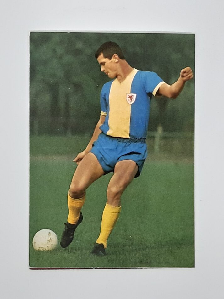 Fußball Sammelbild Lothar Ulsaß Postkarte Aral 1966