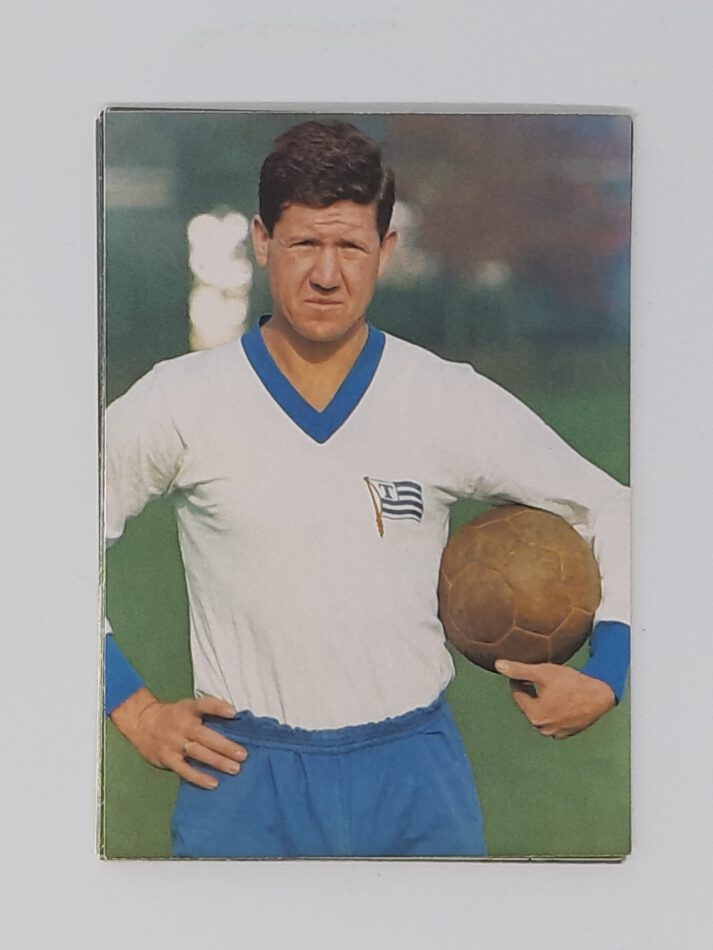 Fussball Sammelbild Horst Szymaniak Postkarte Aral 1966