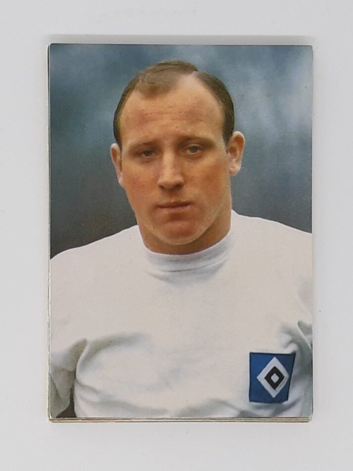 Fußball Sammelbild Uwe Seeler Postkarte Aral 1966