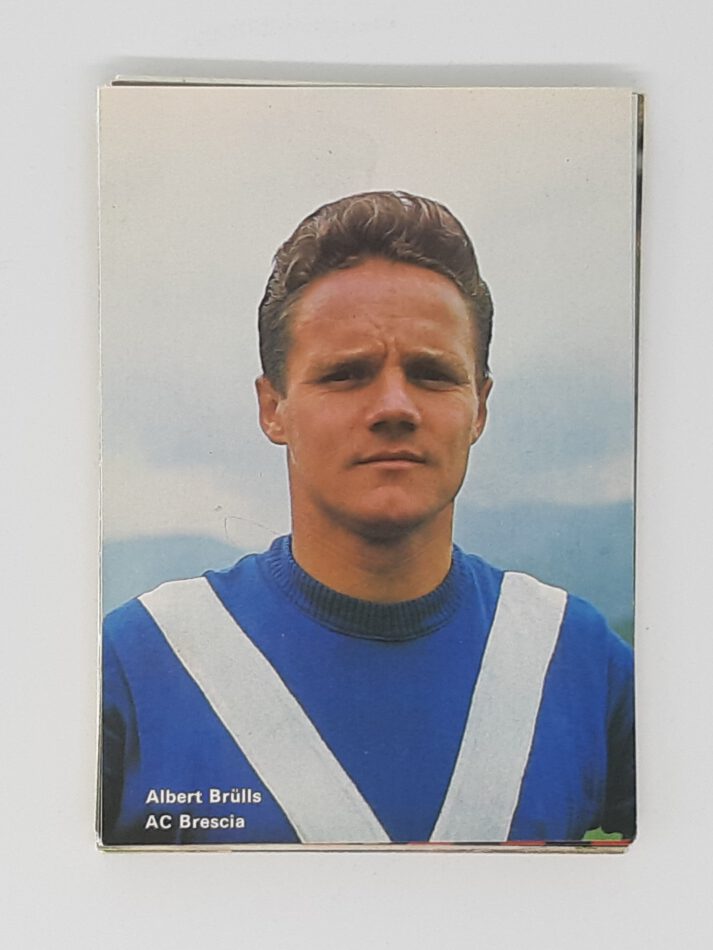 Fußball Sammelbild Albert Brülls Postkarte Aral 1966