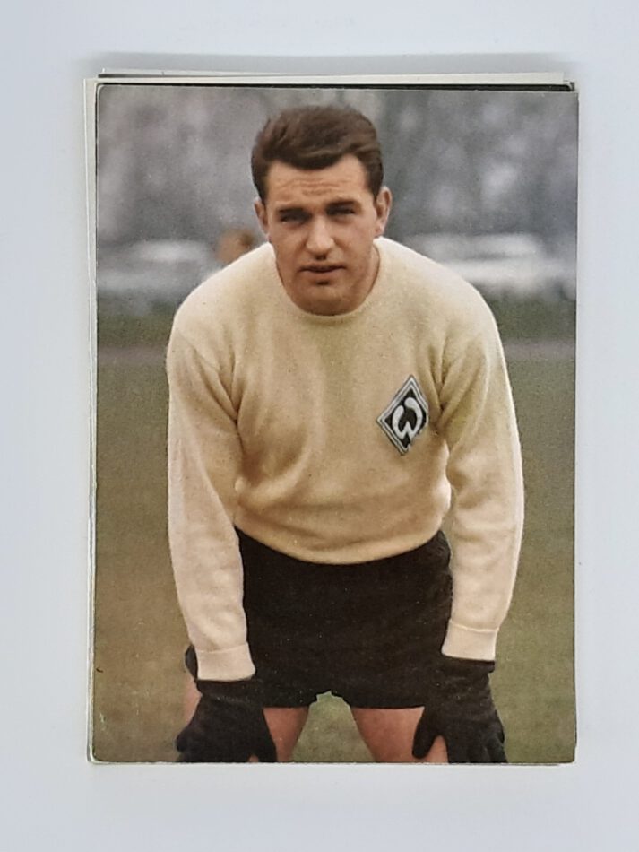 Fussball Sammelbild Günter Bernard Postkarte Aral 1966