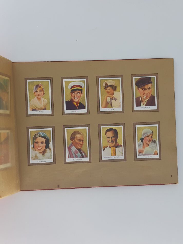 ALBEN SAMMELBILDERALBUM  Salem Gold-Film-Bilder Album 1 herausgegeben von der  Salem Cigarettenfabrik Dresden 1933 vollständig