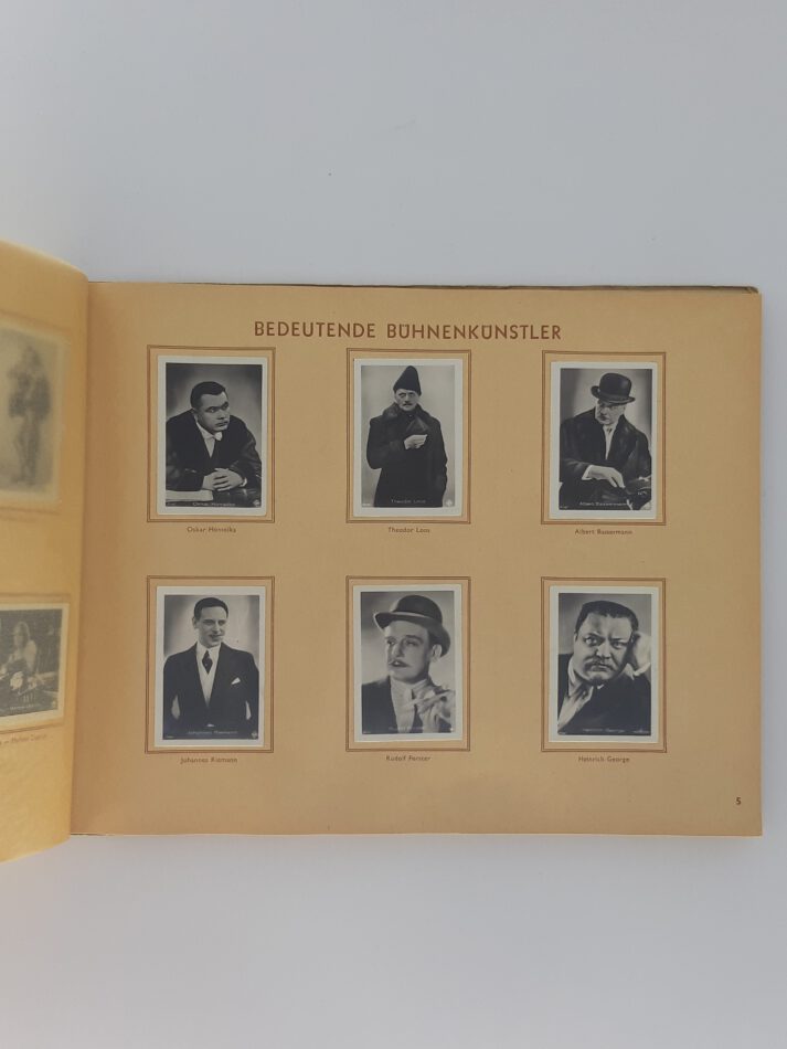ALBEN SAMMELBILDERALBUM  Manoli Gold und Film Aus tönenden Filmen Filmalbum 4  herausgegeben von Manoli 1933 vollständig