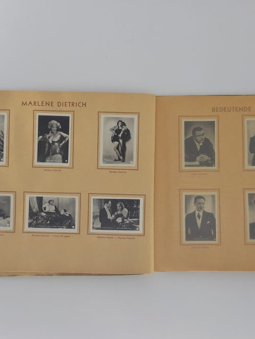 ALBEN SAMMELBILDERALBUM  Manoli Gold und Film Aus tönenden Filmen Filmalbum 4  herausgegeben von Manoli 1933 vollständig