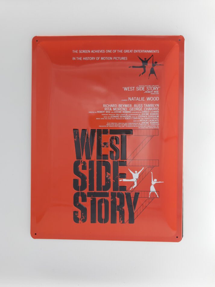 Blechschild West Side Story - Natalie Wood, Robert Wise Production (30 x 40 cm) (Nostalgic Art)
