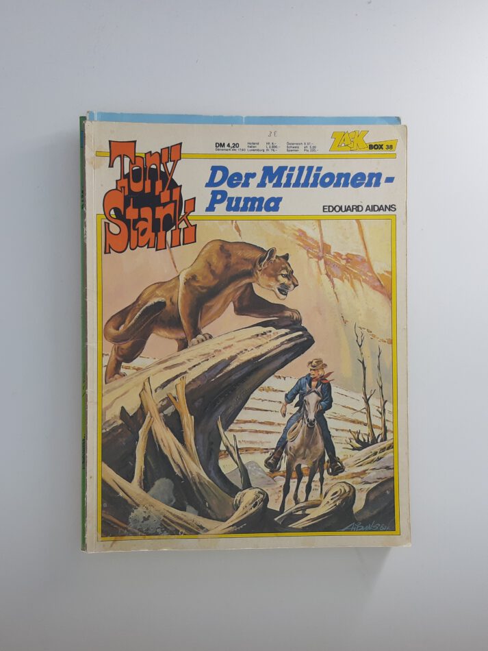 Comic Tony Stark Der Millionen-Puma  Zack Box 38 1980