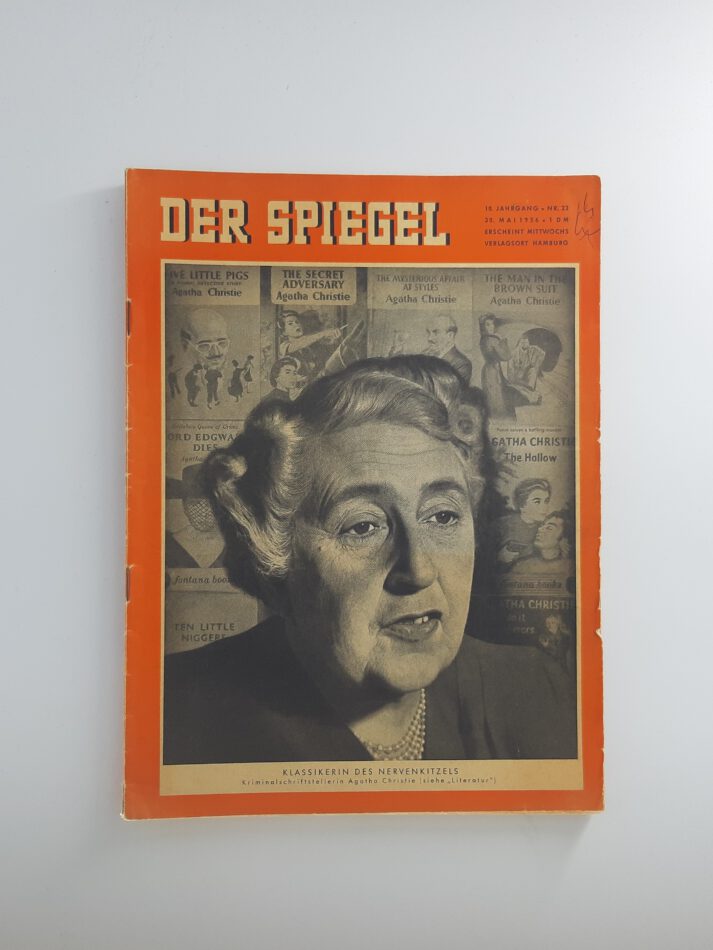 Zeitschrift Der Spiegel vom 30.05.1956 Nr. 22 Agatha Christie  Original