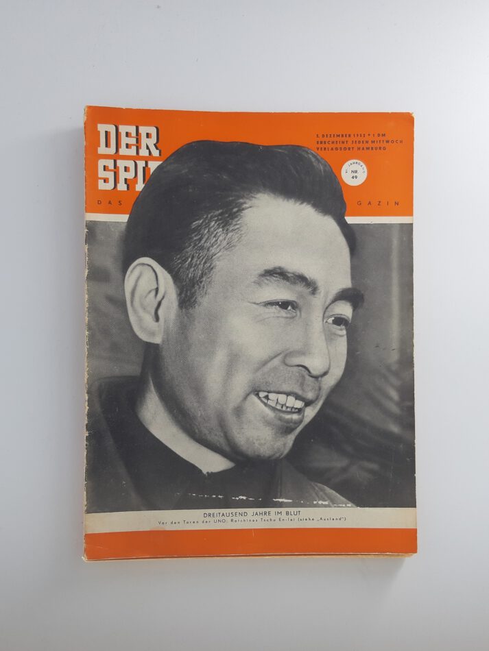 Zeitschrift Der Spiegel vom 03.12.1952 Nr. 49 Tschu En-lai Original