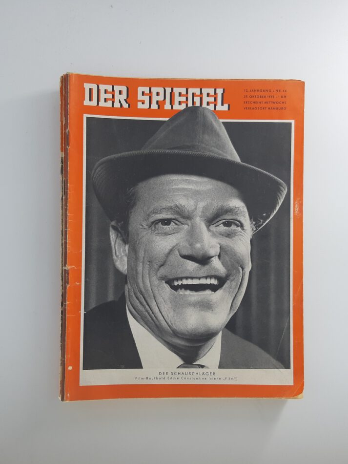 Zeitschrift Der Spiegel vom 29.10.1958 Nr. 44 Schauspieler Eddie Constantine Original