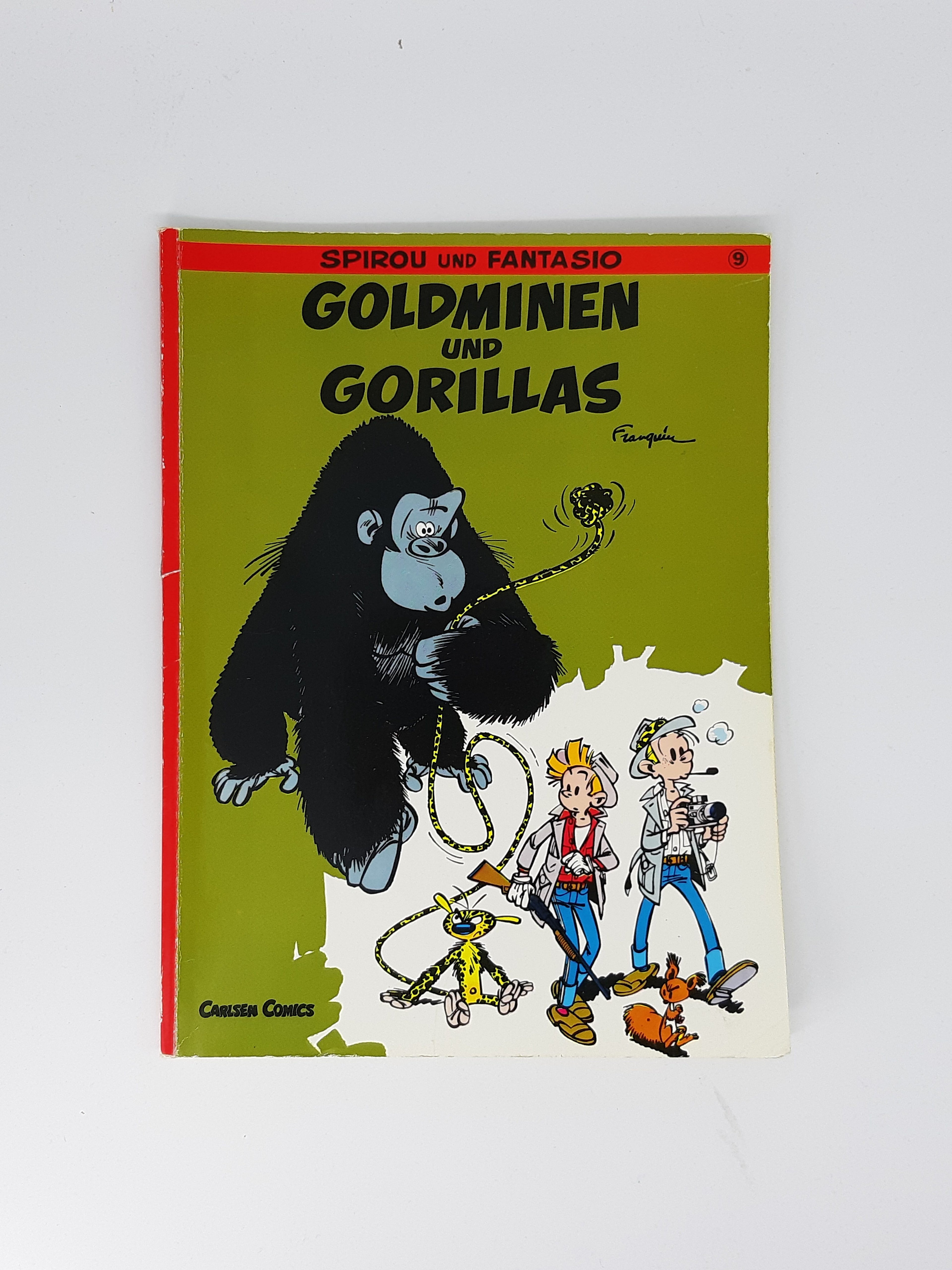 COMIC Spirou und Fantasio Band 09 Goldminen und Gorillas 1990 Carlsen Verlag