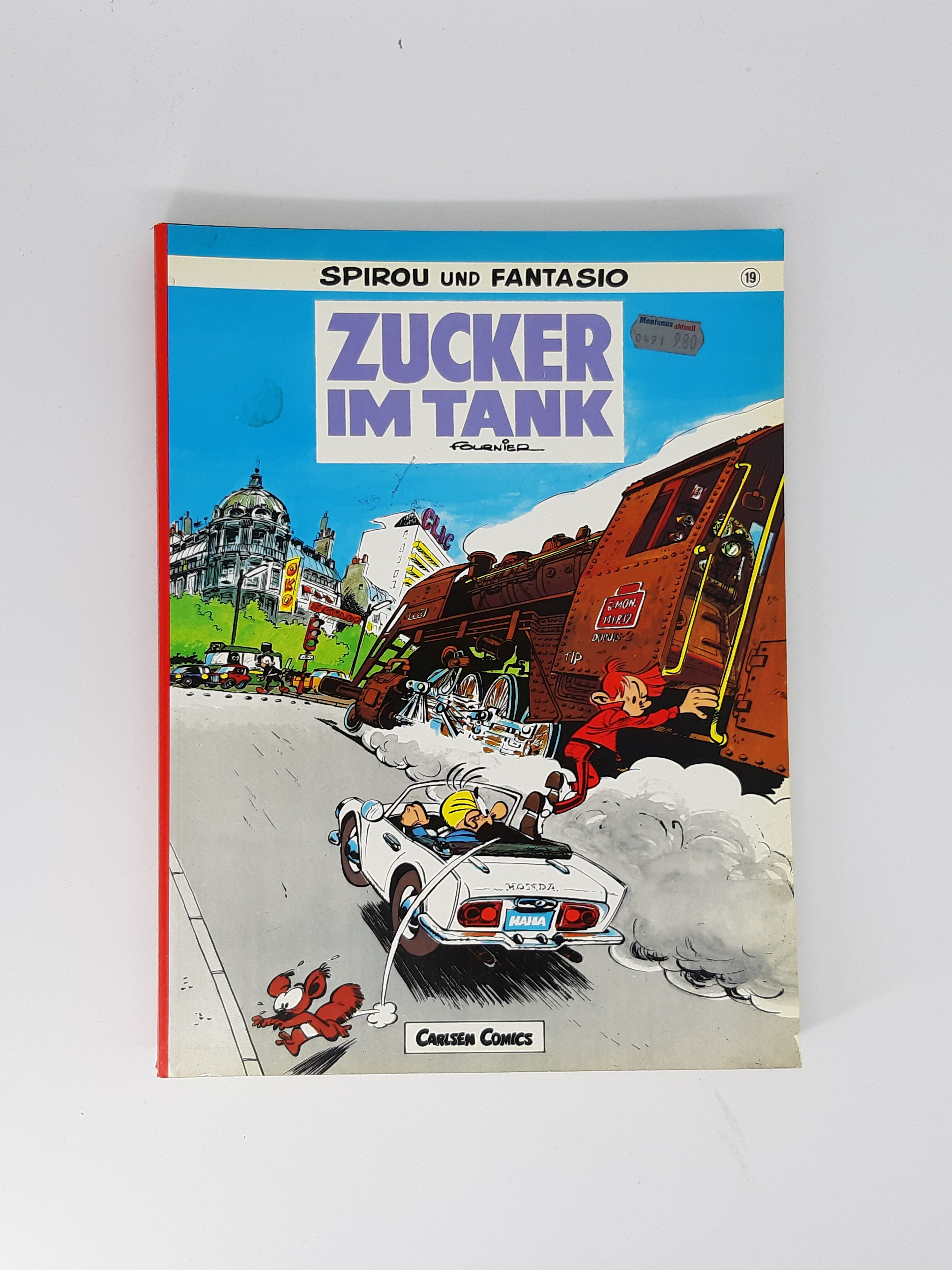 COMIC Spirou und Fantasio Band 19 Zucker im Tank 1988 Carlsen Verlag