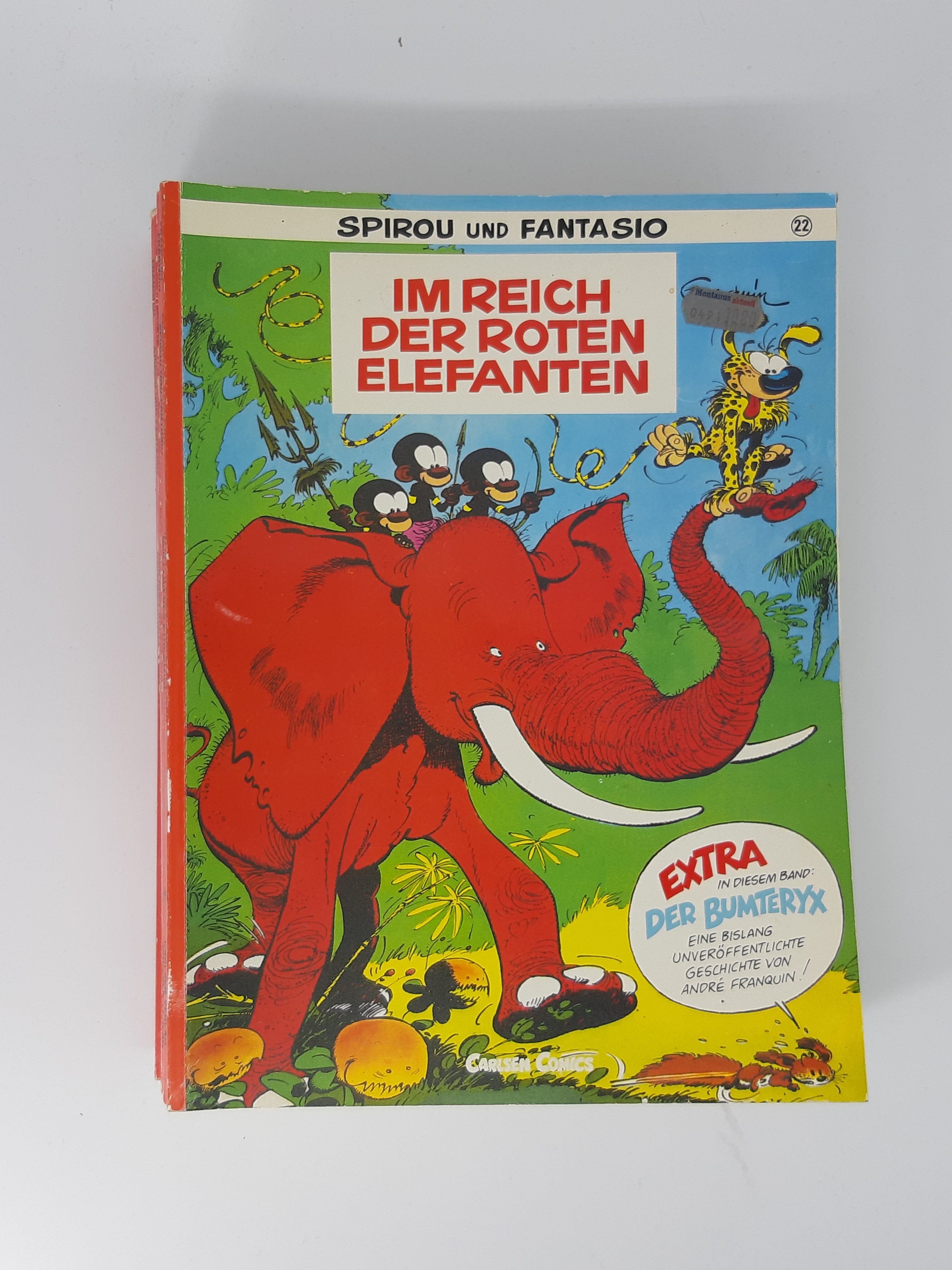 COMIC Spirou und Fantasio Band 22 Im Reich der roten Elefanten 1990 Carlsen Verlag