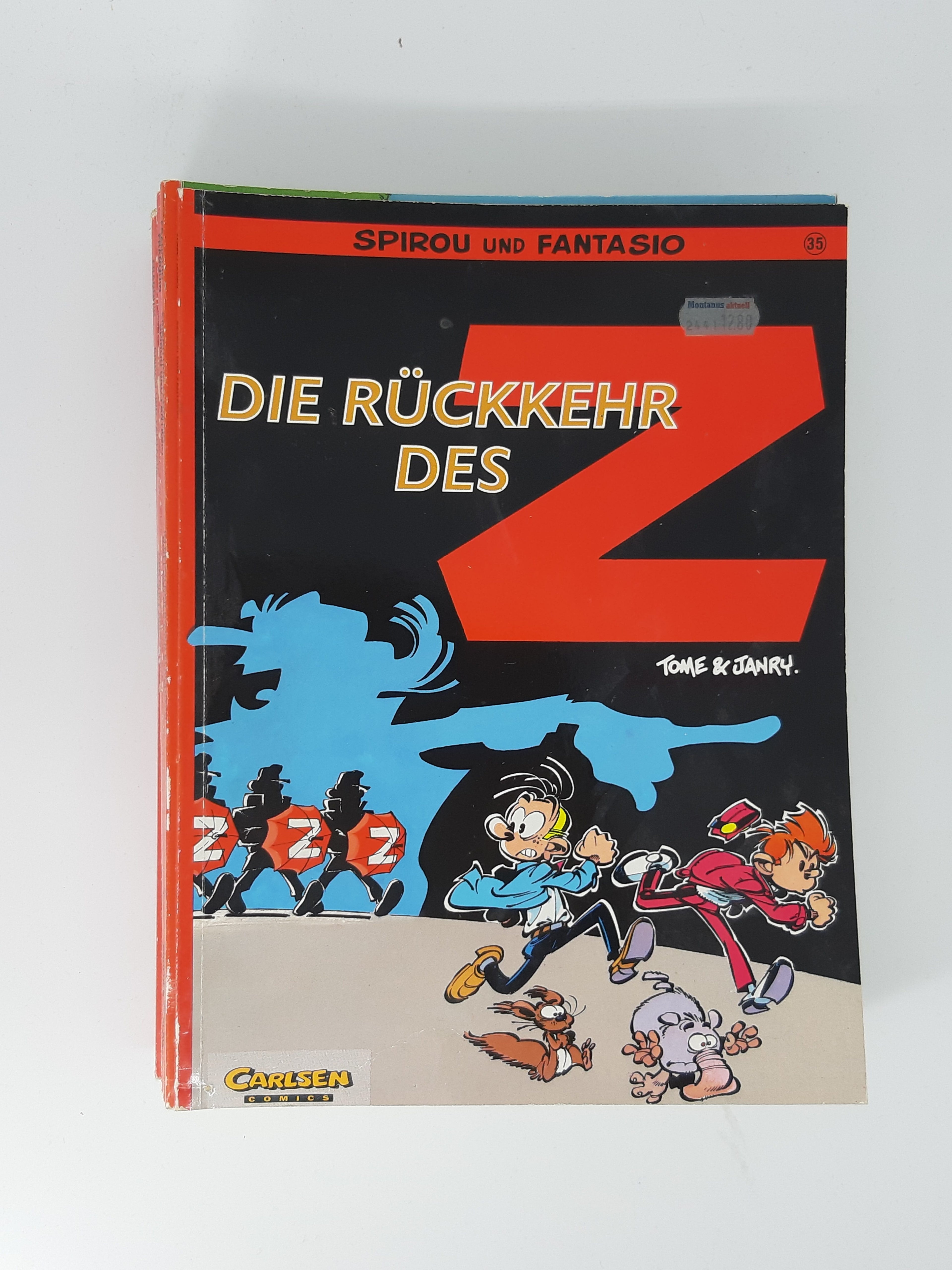 COMIC Spirou und Fantasio Band 35 Die Rückkehr des Z 1992 Carlsen Verlag