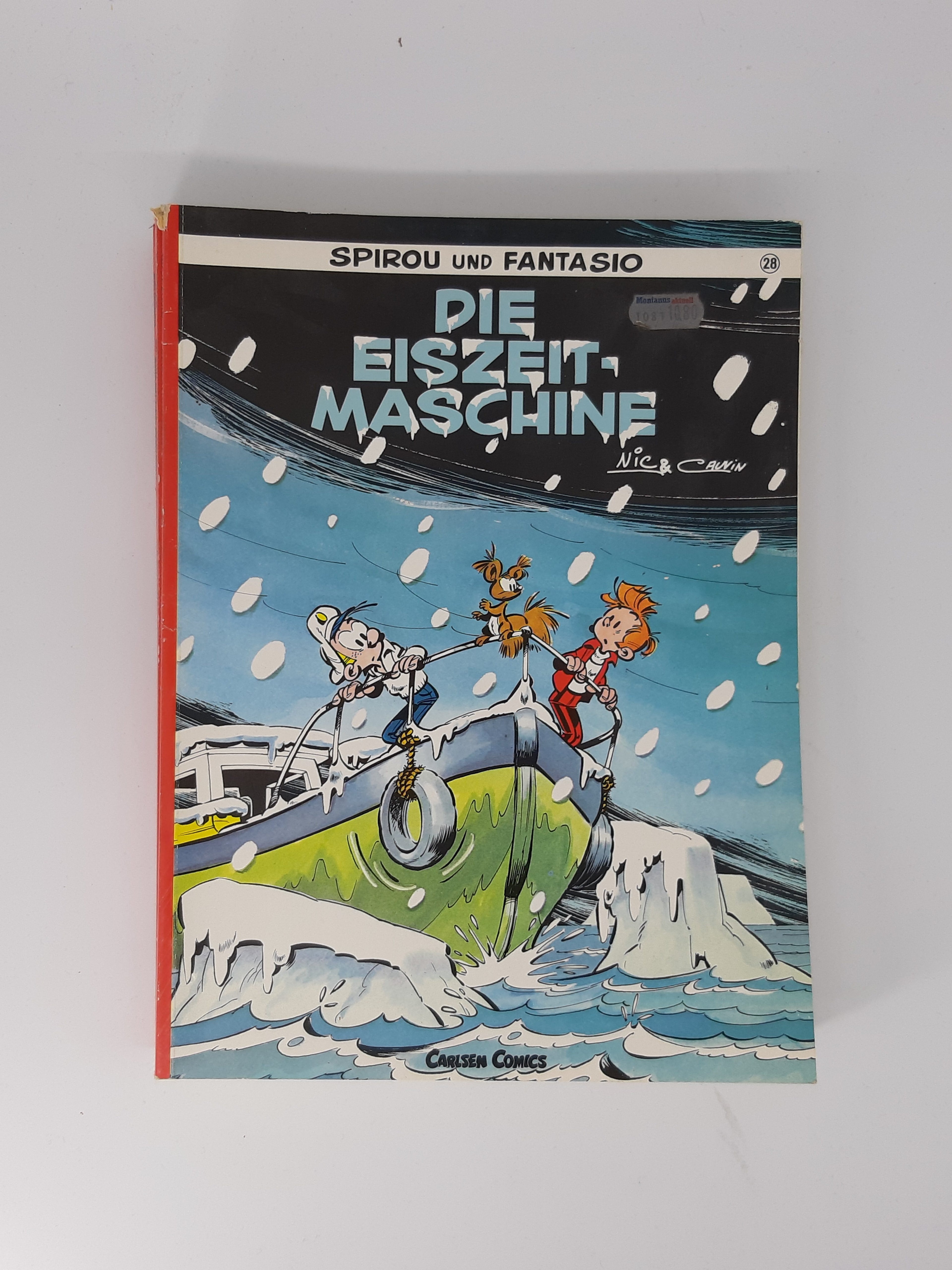 COMIC Spirou und Fantasio Band 28 Die Eiszeit-Maschine 1990 Carlsen Verlag