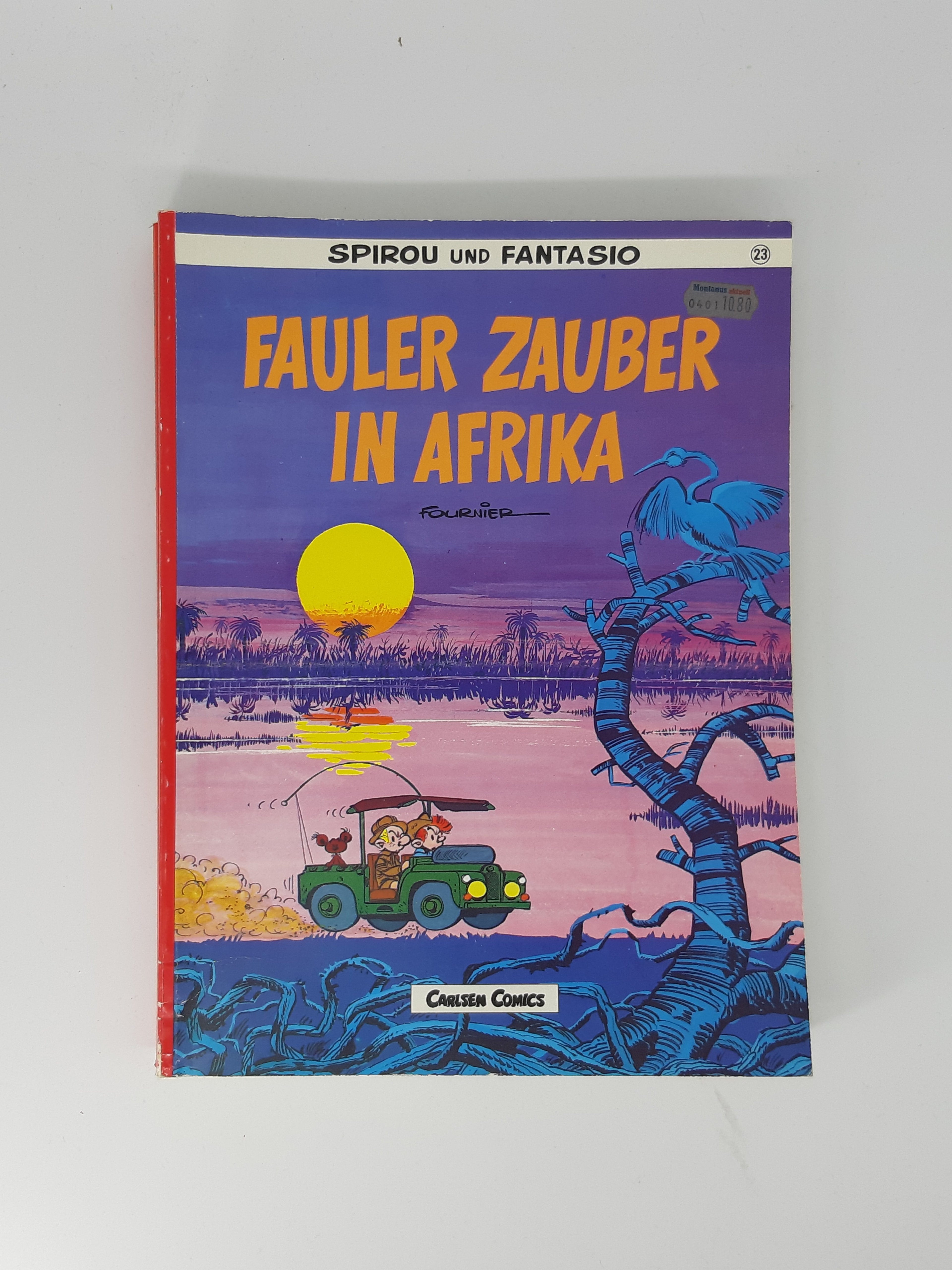COMIC Spirou und Fantasio Band 23 Fauler Zauber in Afrika 1989 Carlsen Verlag