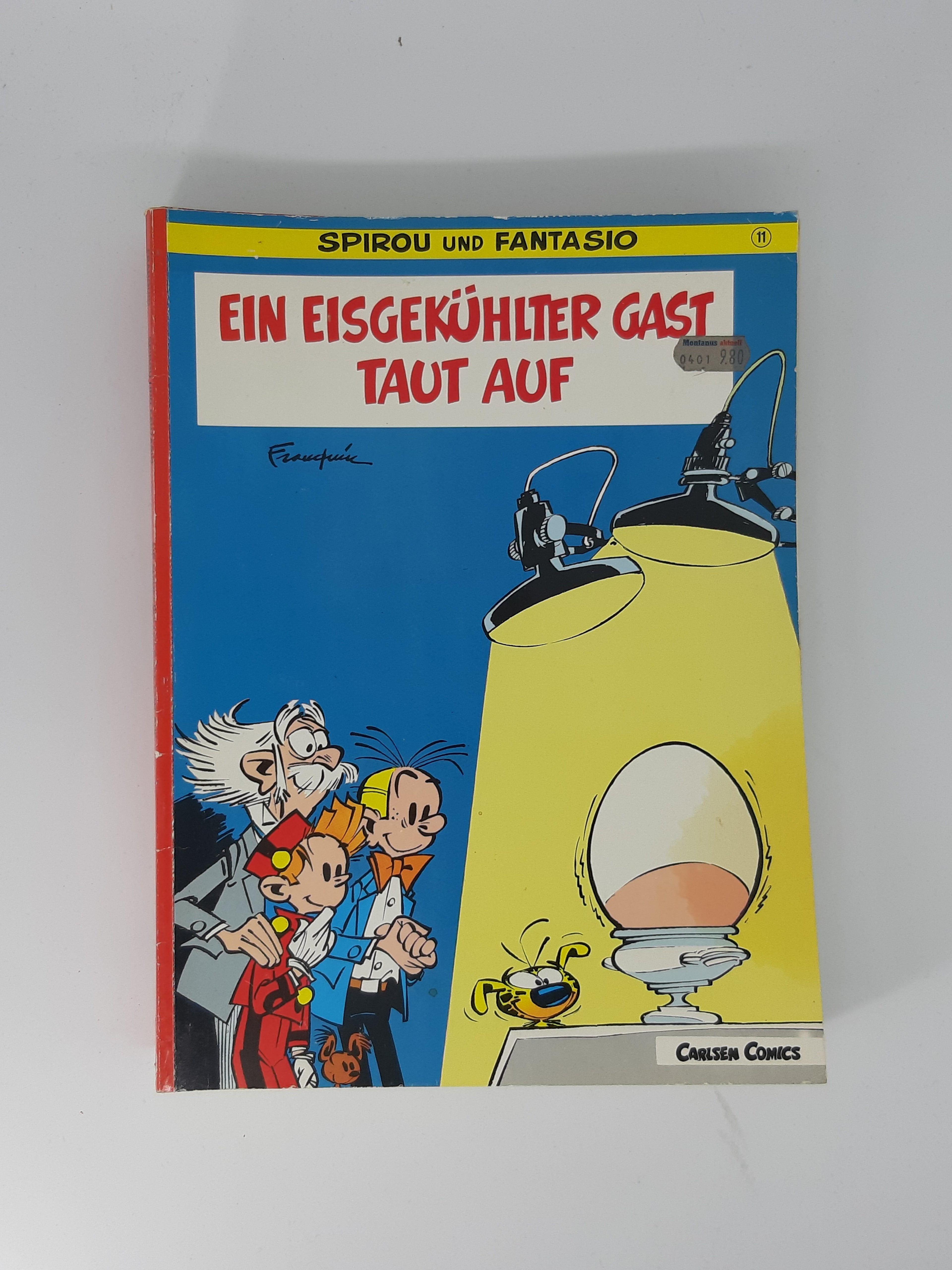 COMIC Spirou und Fantasio Band 11 Ein eisgekühlter Gast taut auf 1988 Carlsen Verlag