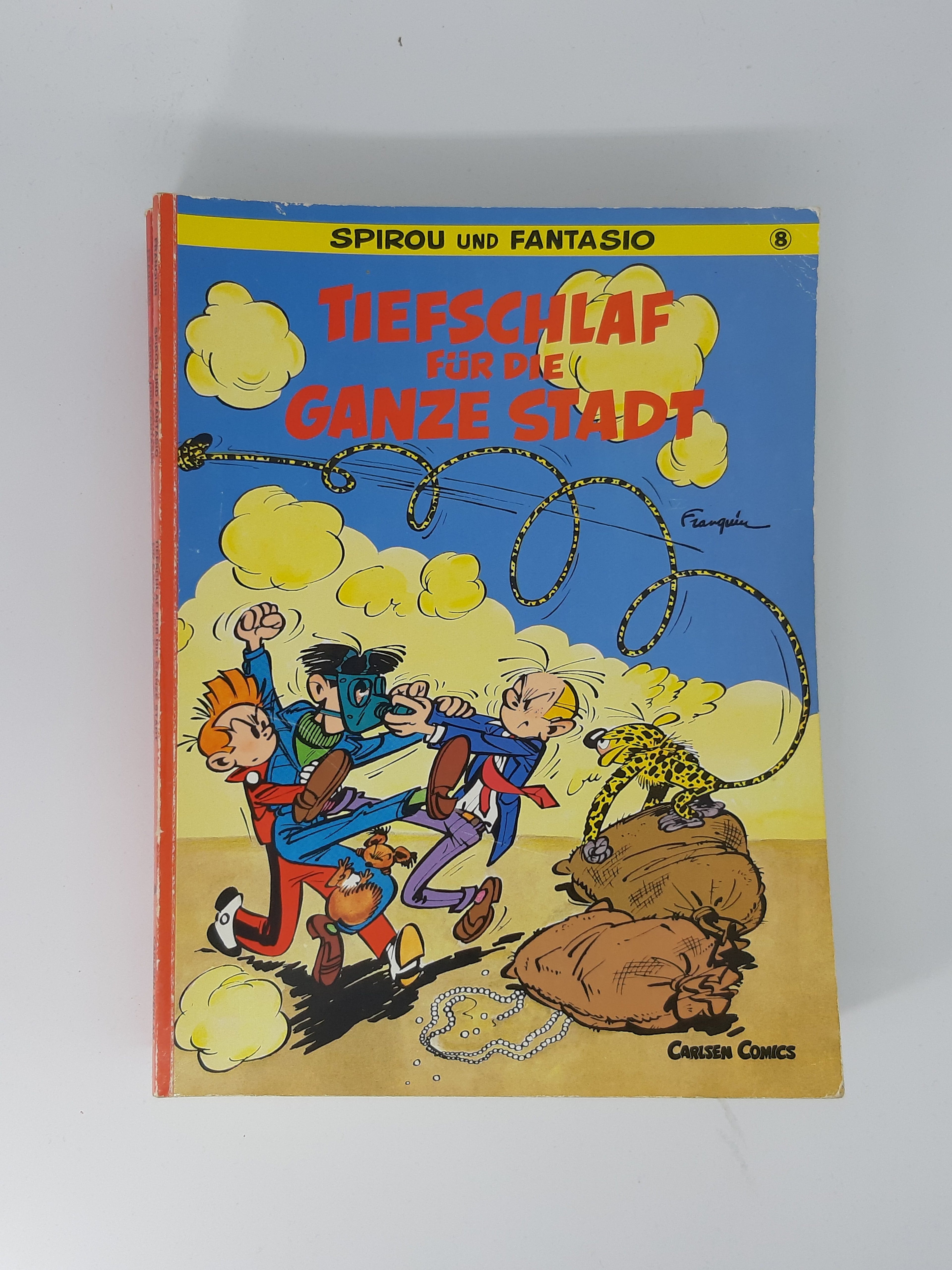 COMIC Spirou und Fantasio Band 08 Tiefschlaf für die ganze Stadt 1988 Carlsen Verlag