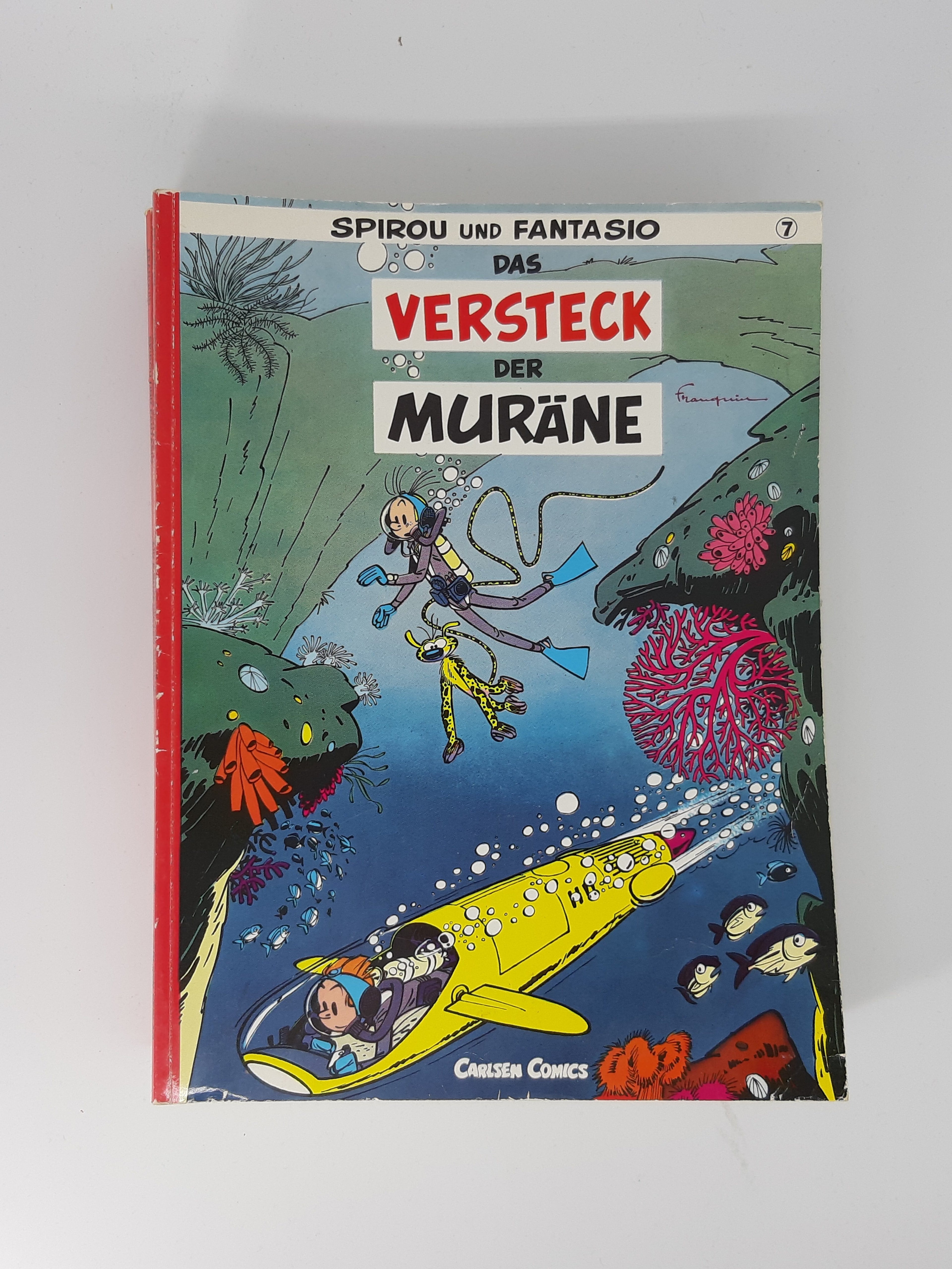 COMIC Spirou und Fantasio Band 07 Das Versteck der Muräne 1987 Carlsen Verlag