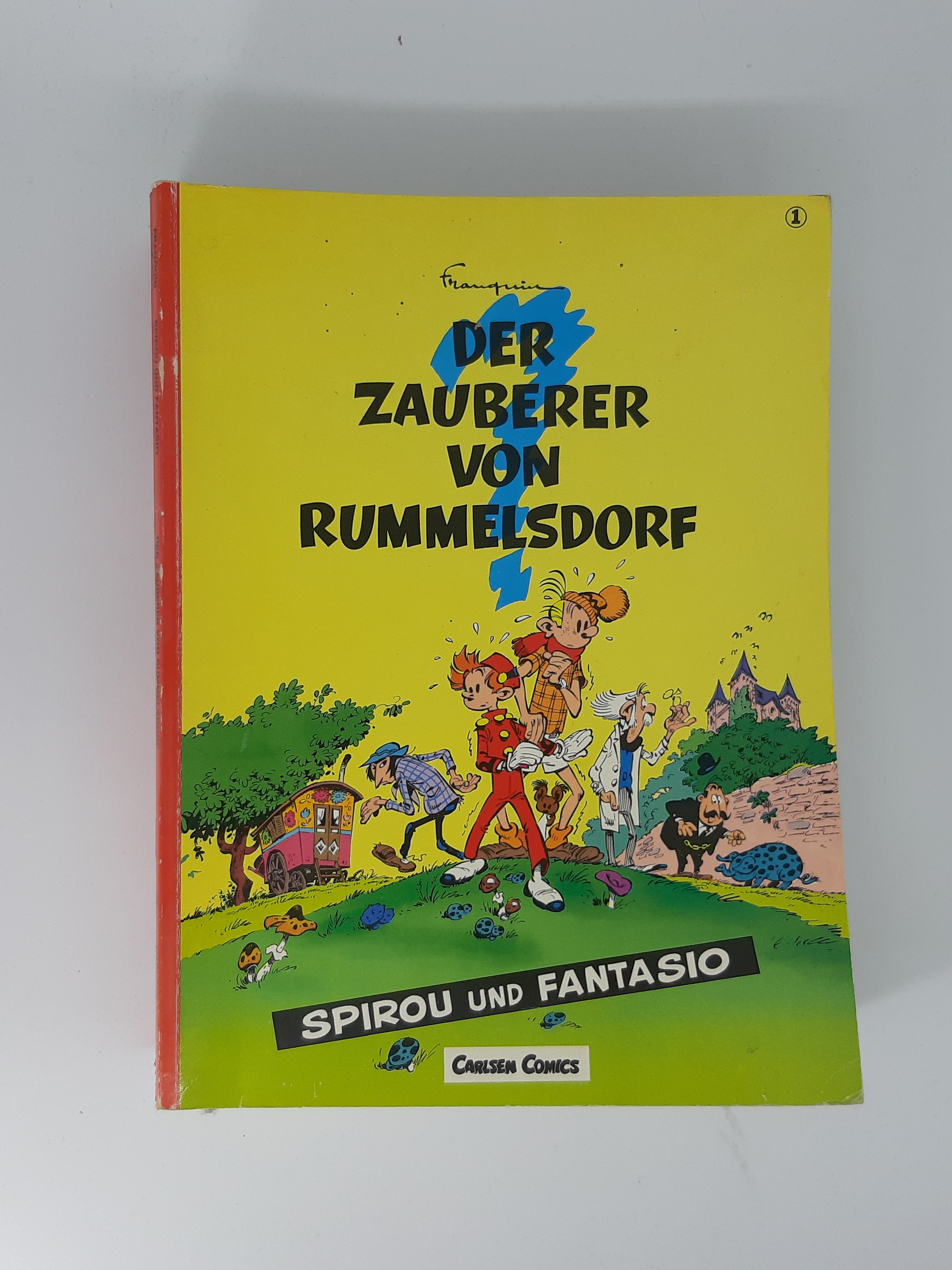 COMIC Spirou und Fantasio Band 01 Der Zauberer von Rummelsdorf 1990 Carlsen Verlag
