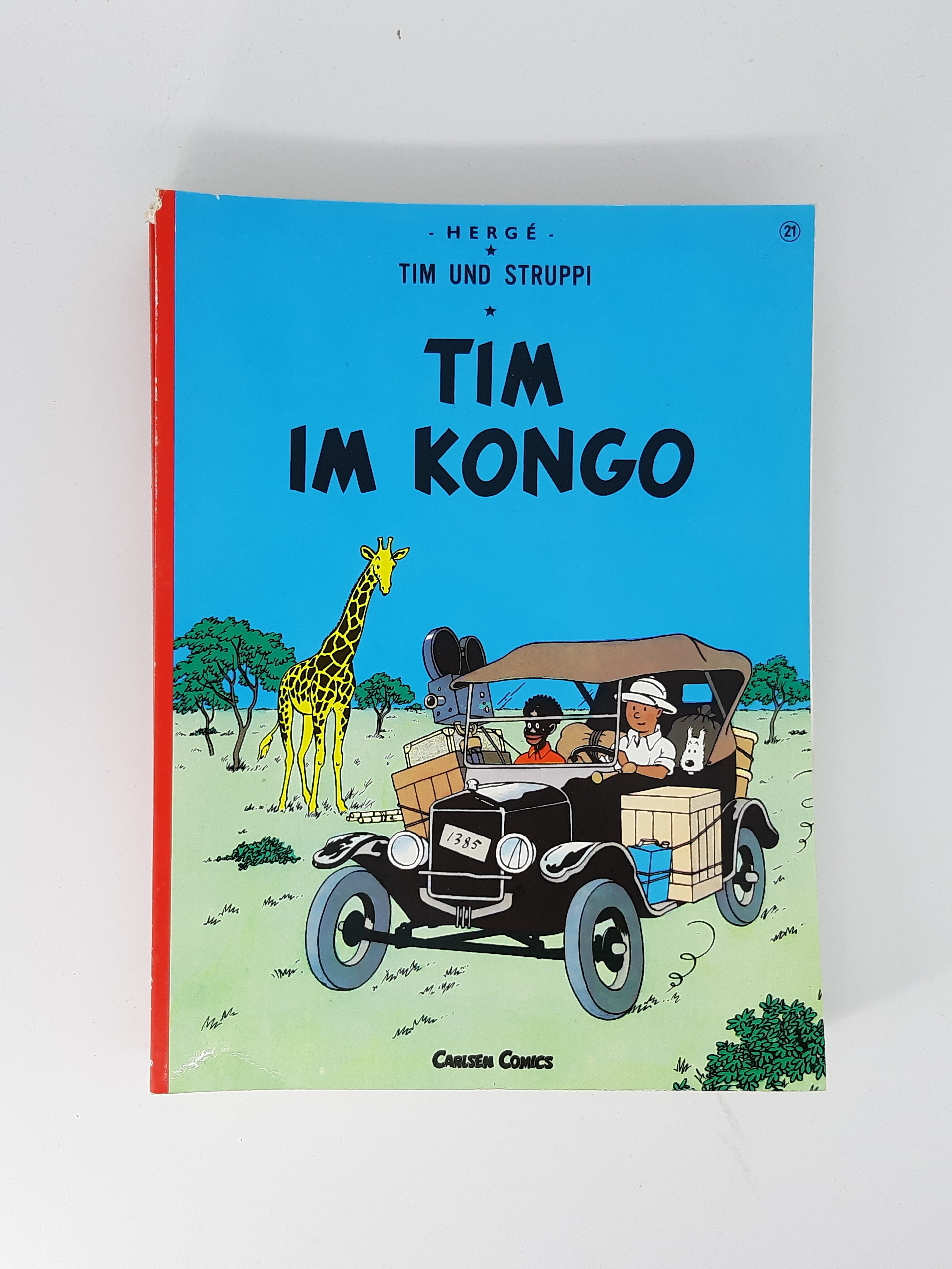 COMIC Tim und Struppi Band 21 Tim in Kongo 1990 Carlsen Verlag