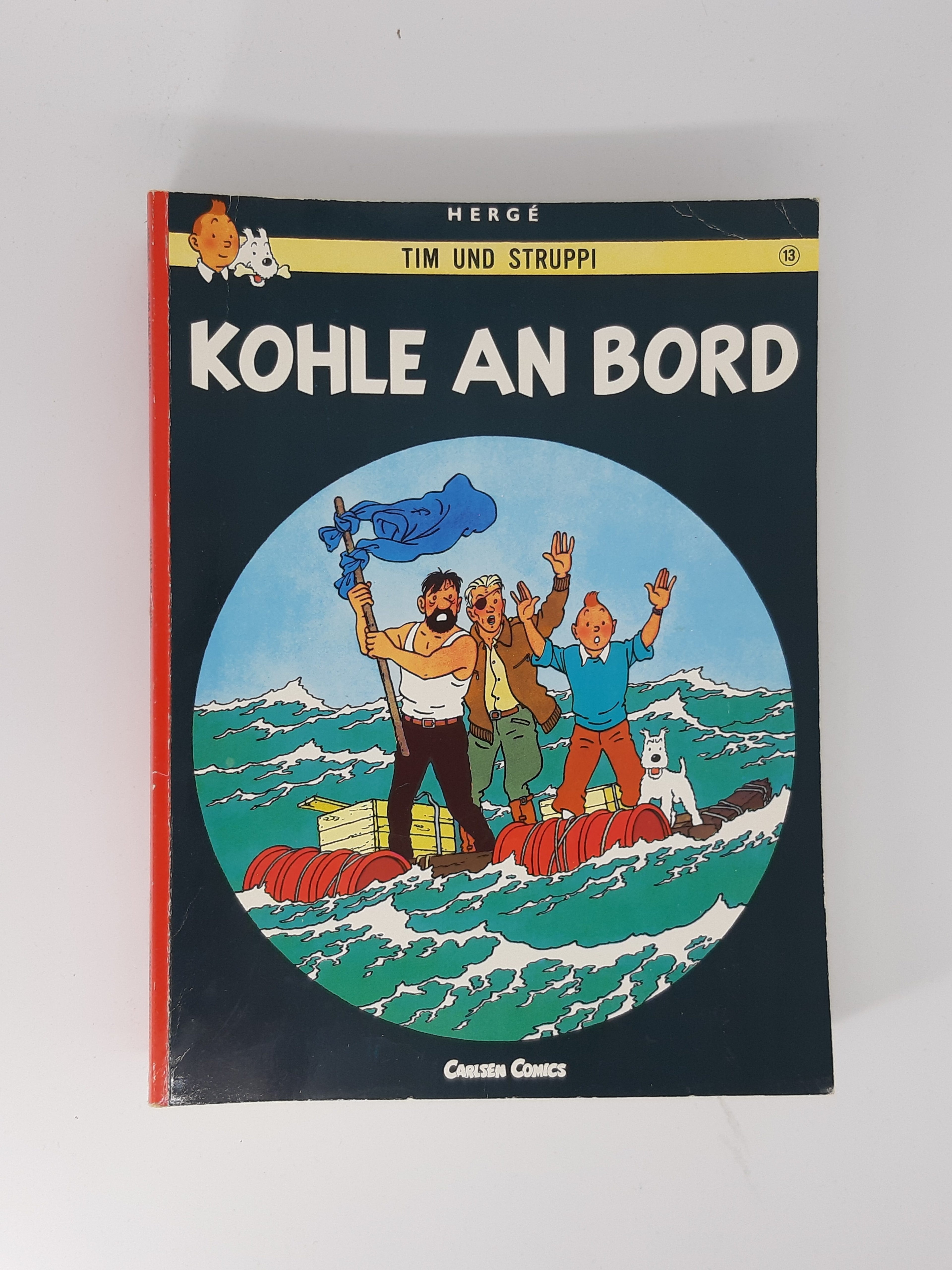 COMIC Tim und Struppi Band 13 Kohle an Bord 1989 Carlsen Verlag