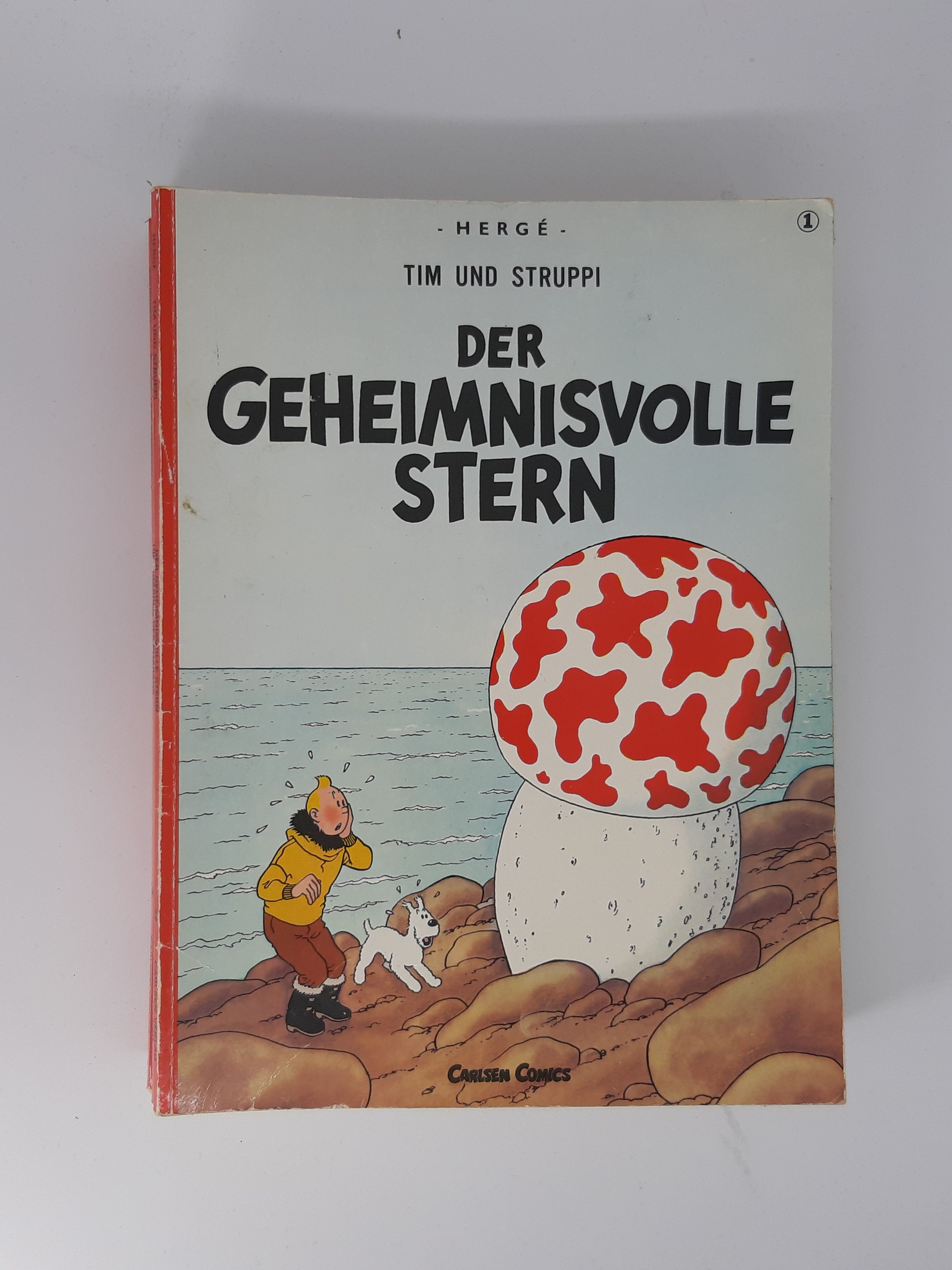 COMIC Tim und Struppi Band 01 Der geheimnisvolle Stern 1990 Carlsen Verlag