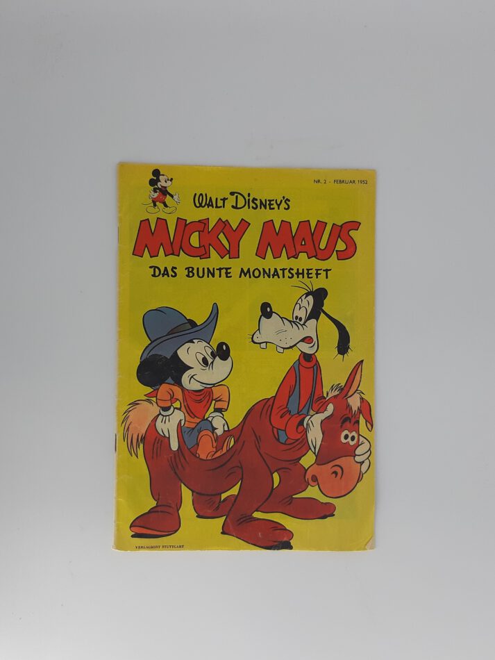 COMIC Walt Disney Micky Maus Heft 2 vom Februar 1952 Nachdruck