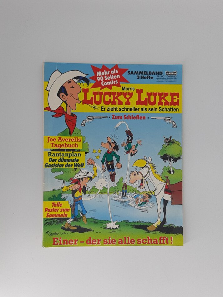 COMIC LUCKY LUKE SAMMELBAND 1001 + 3 tolle Poster
