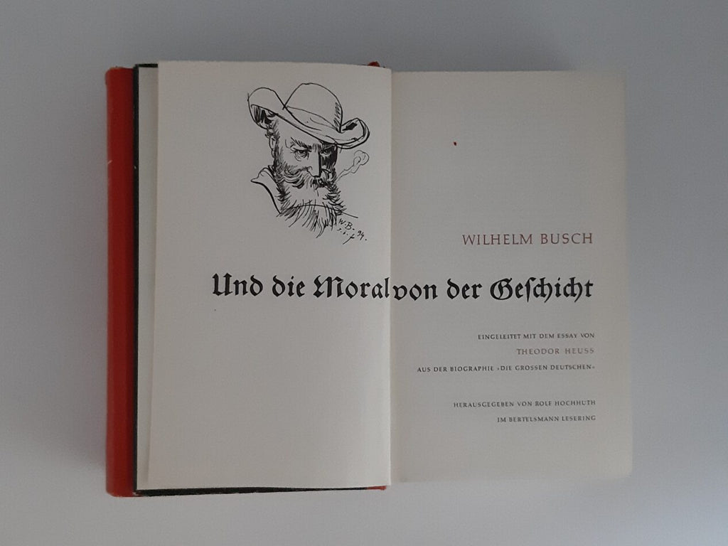 Humor Wilhelm Busch Was beliebt ist auch erlaubt 2 Bände ca. 1960