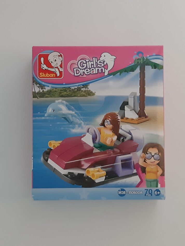 Sluban Girls Dream Luftkissenboot 70 Teile Bausteine Bausatz neu mit Lego kompatibel