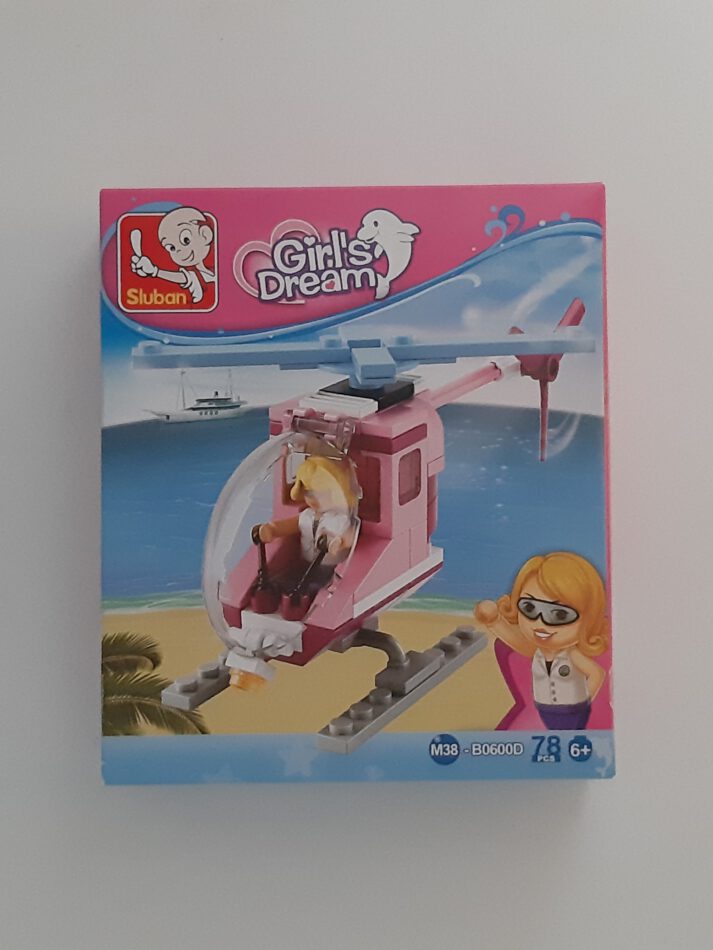 Sluban Girls Dream Hubschrauber 78 Teile Bausteine Bausatz neu mit Lego kompatibel