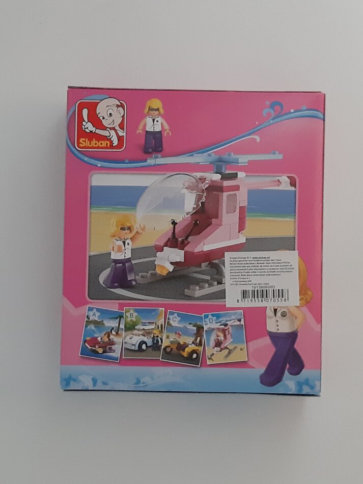 Sluban Girls Dream Hubschrauber 78 Teile Bausteine Bausatz neu mit Lego kompatibel