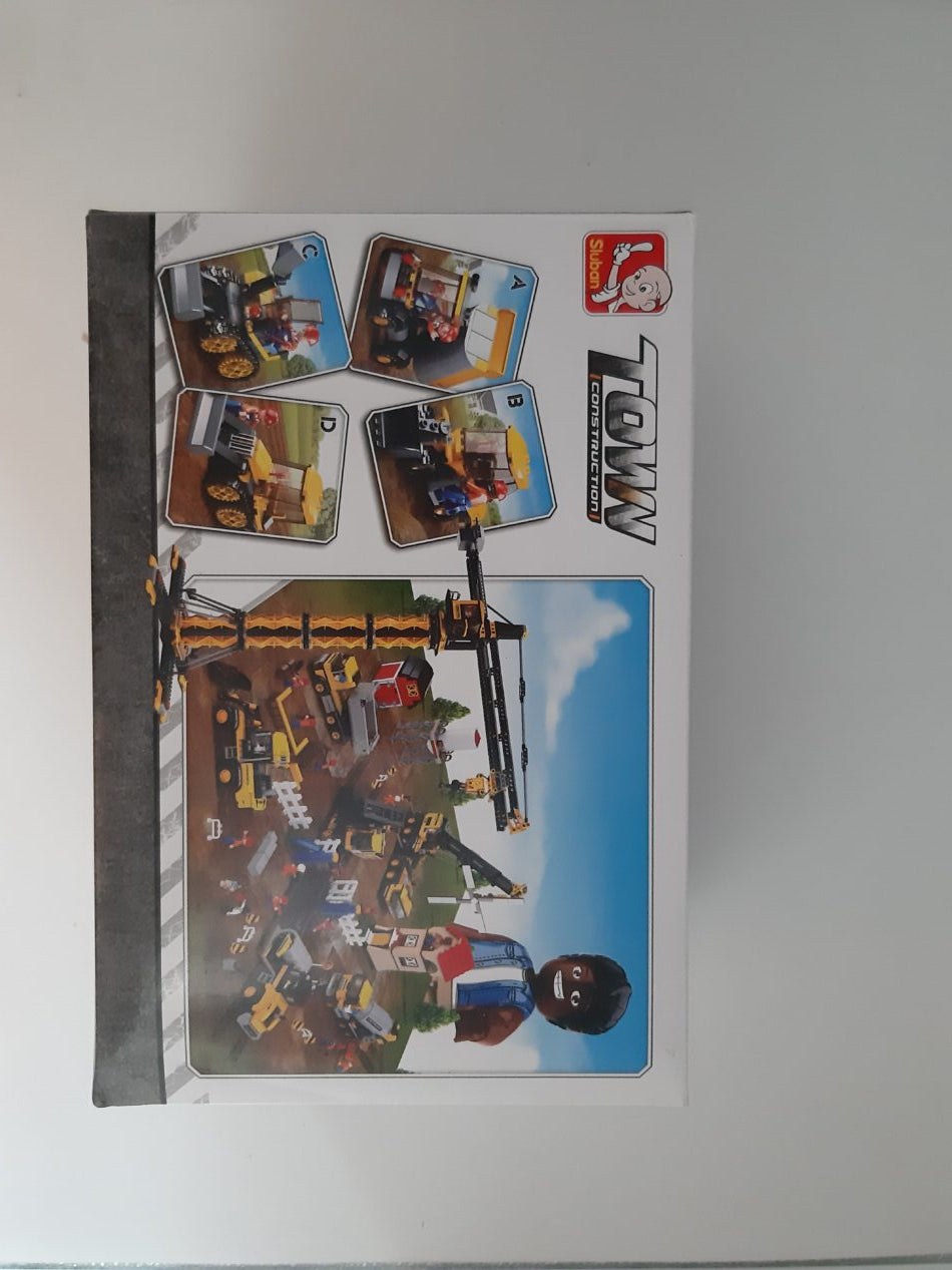 Bausteine Sluban Town Muldenkipper Construction 83 Teile Bausteine Bausatz neu mit Lego kompatibel