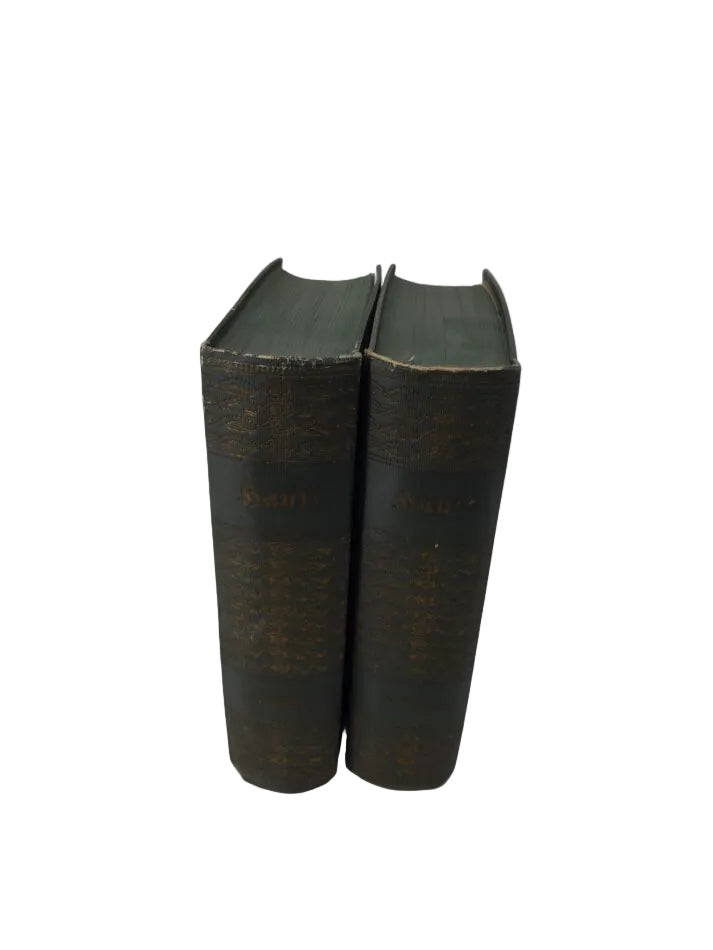 Alte Bücher Wilhelm Hauffs Werke 2 Bände Buchhandlung Gustav Fock GmbH 1921 Leipzig