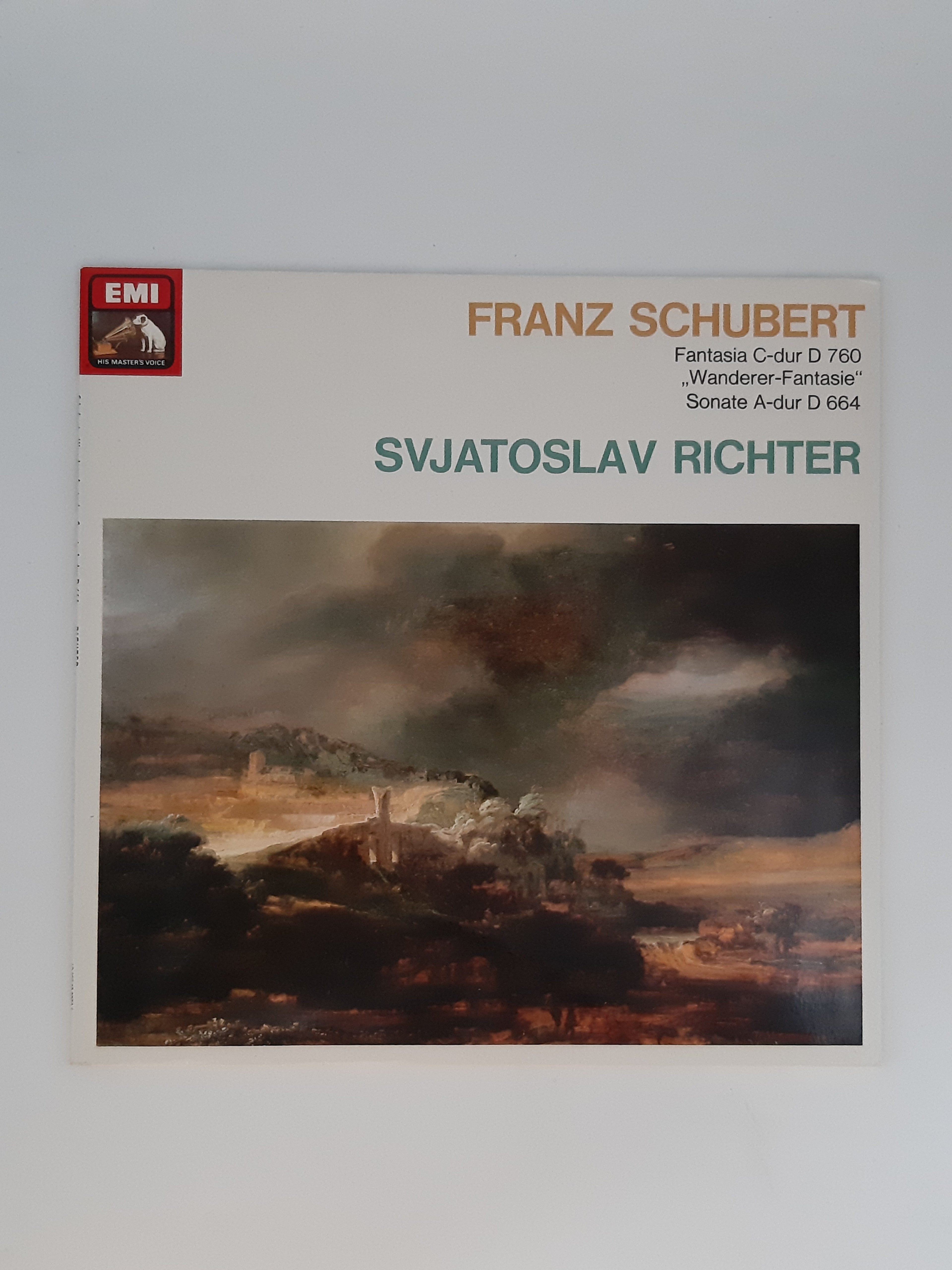 LP Schallplatte Vinyl LP Franz Schubert Fantasia C-Dur Wanderer Fantasie Sonate A-dur Svjatoslav Richter EMI 1963