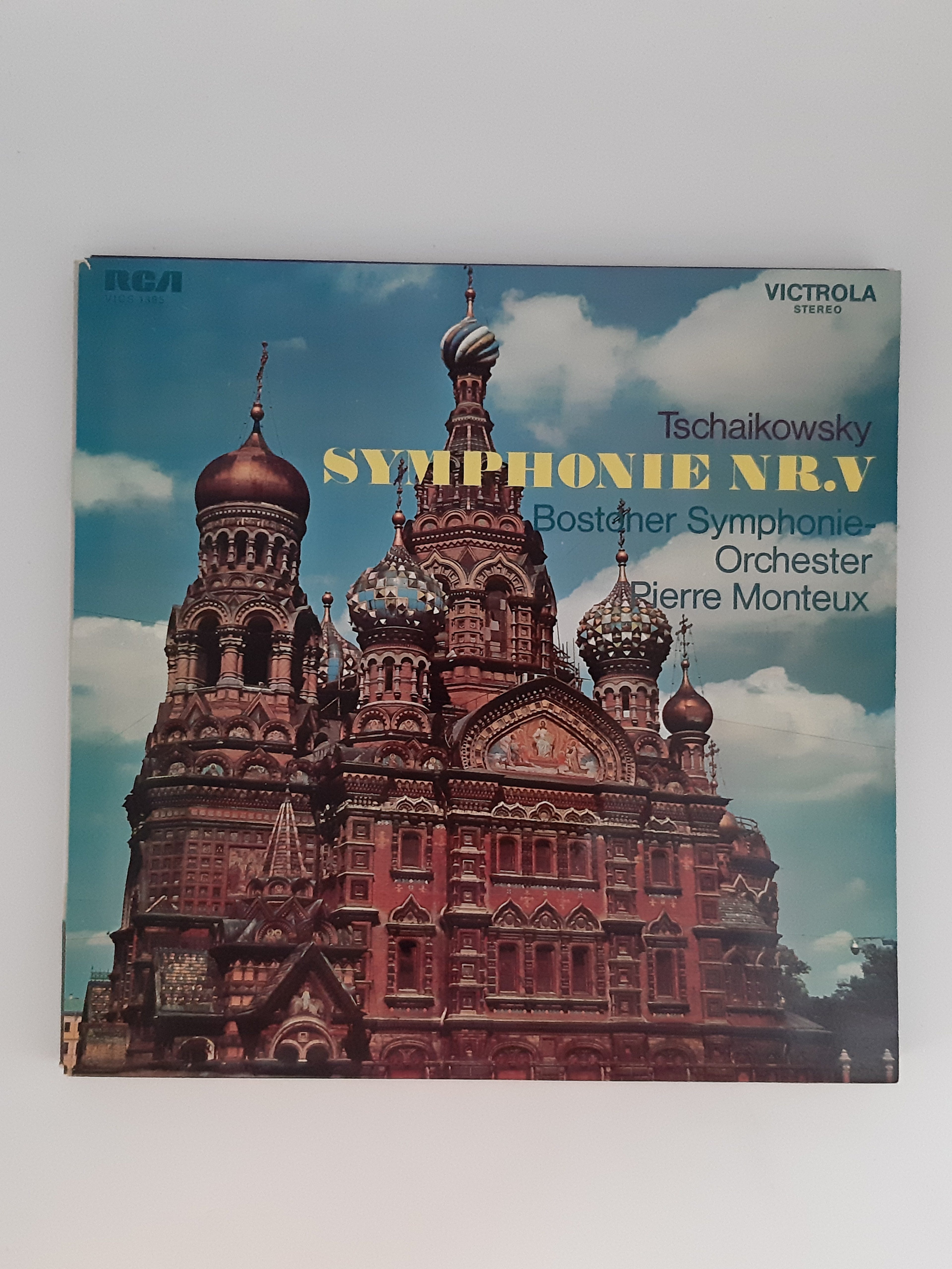 Schallplatte Vinyl LP Tschaikowsky - Symphonie Nr. V/5 - Bostoner Symphonie-Orchester - P. Monteux - RCA