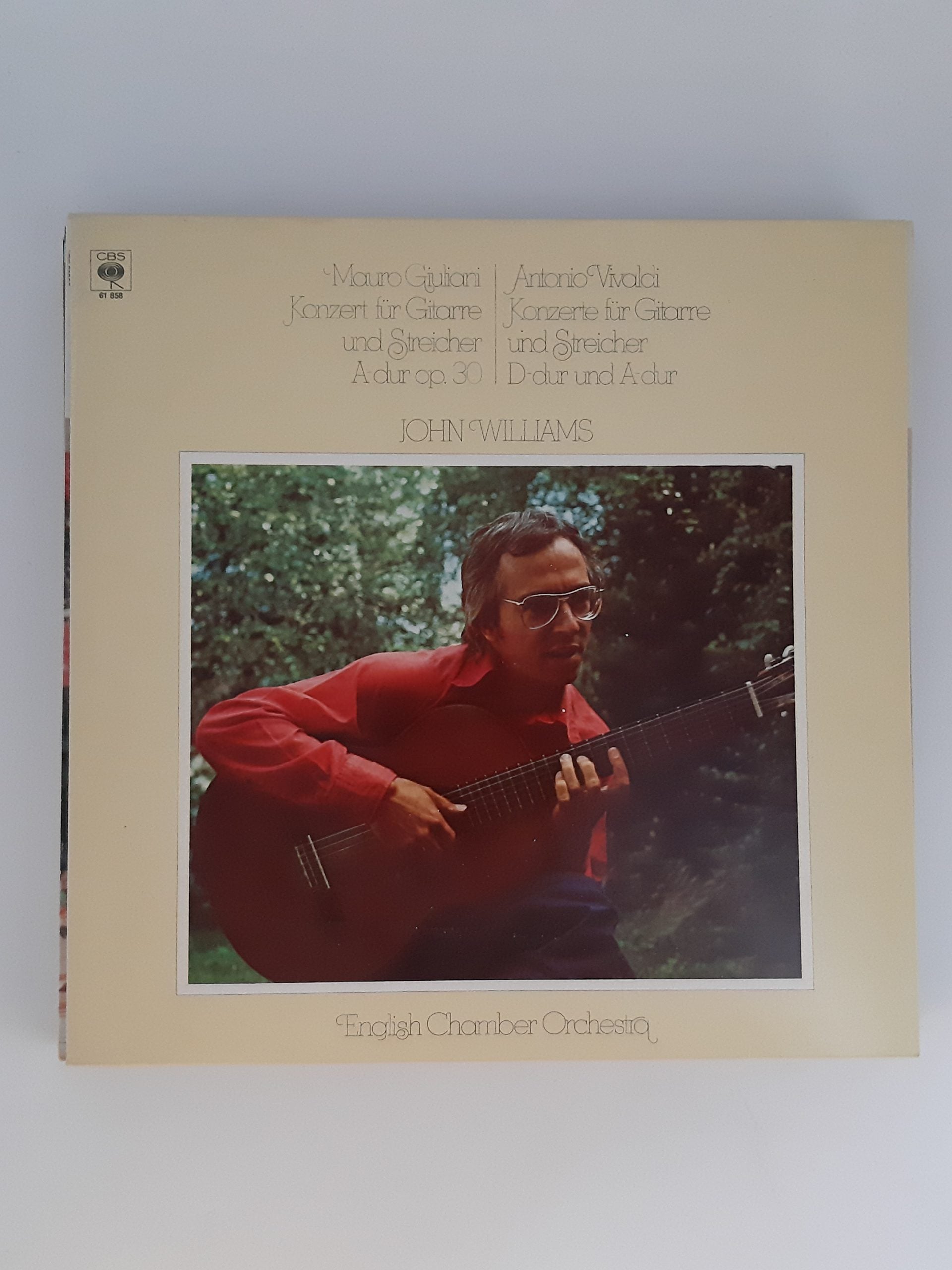 LP Schallplatte Vinyl LP Mauro Gijuliani Vivaldi Konzert für Gitarre und Streicher John Williams English Chamber Orchestra 1979