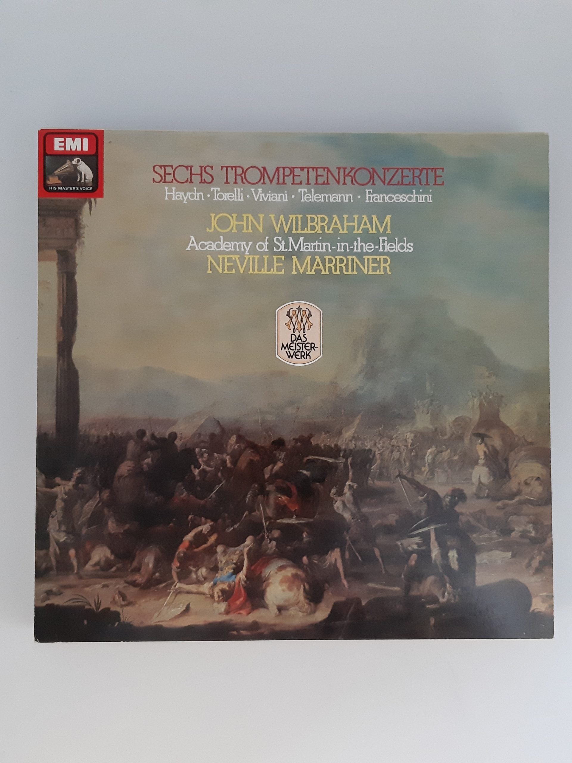 LP Schallplatte Vinyl LP John Wilbraham Neville Marriner Sechs Trompetenkonzerte Haydn Torelli Viviani Telemann Franceschini Emi  1973