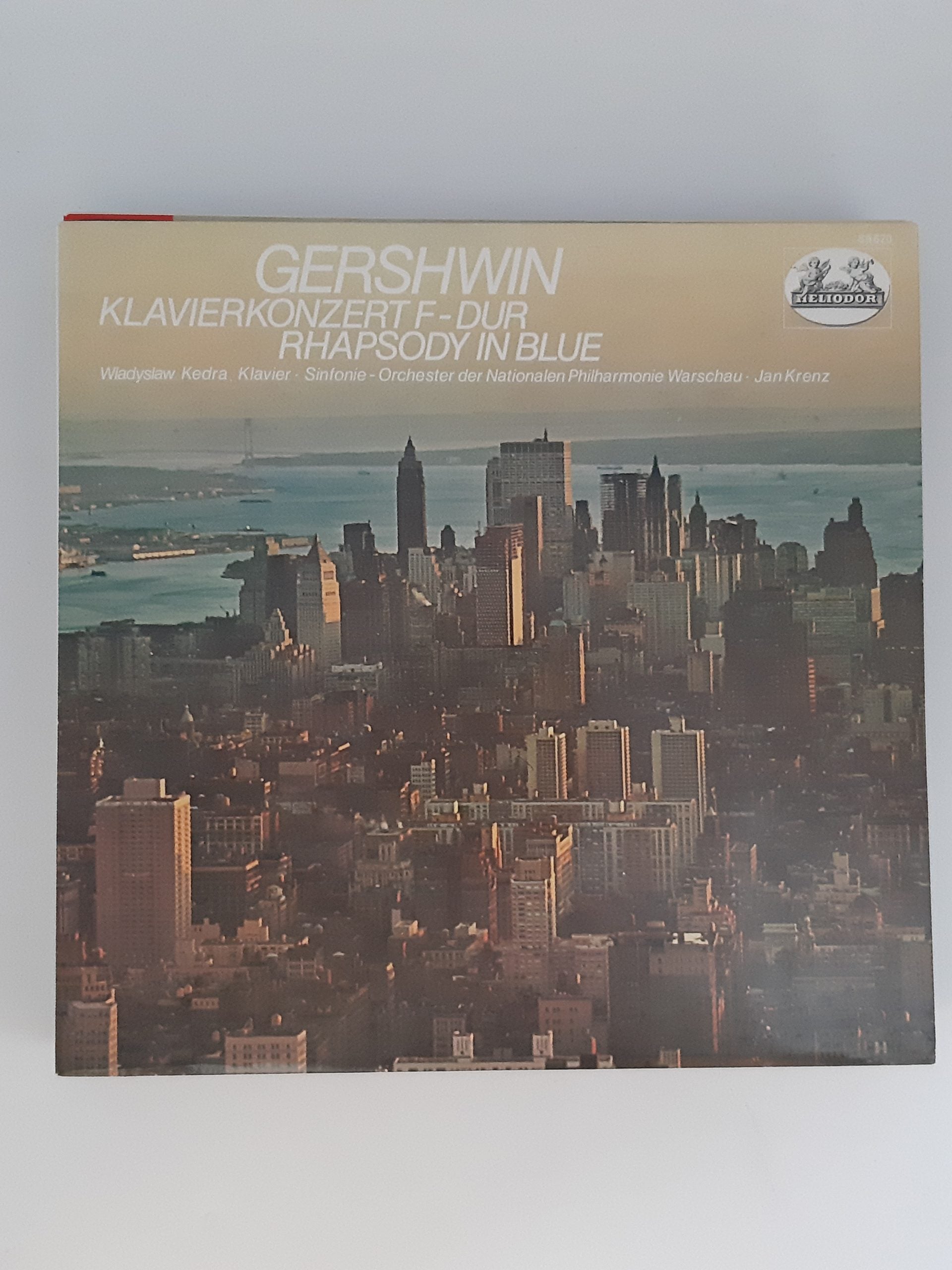 LP Schallplatte Vinyl LP Gershwin Klavierkonzert F-Dur Rhapsody in Blue Nationale Philharmonie Warschau Meliodor